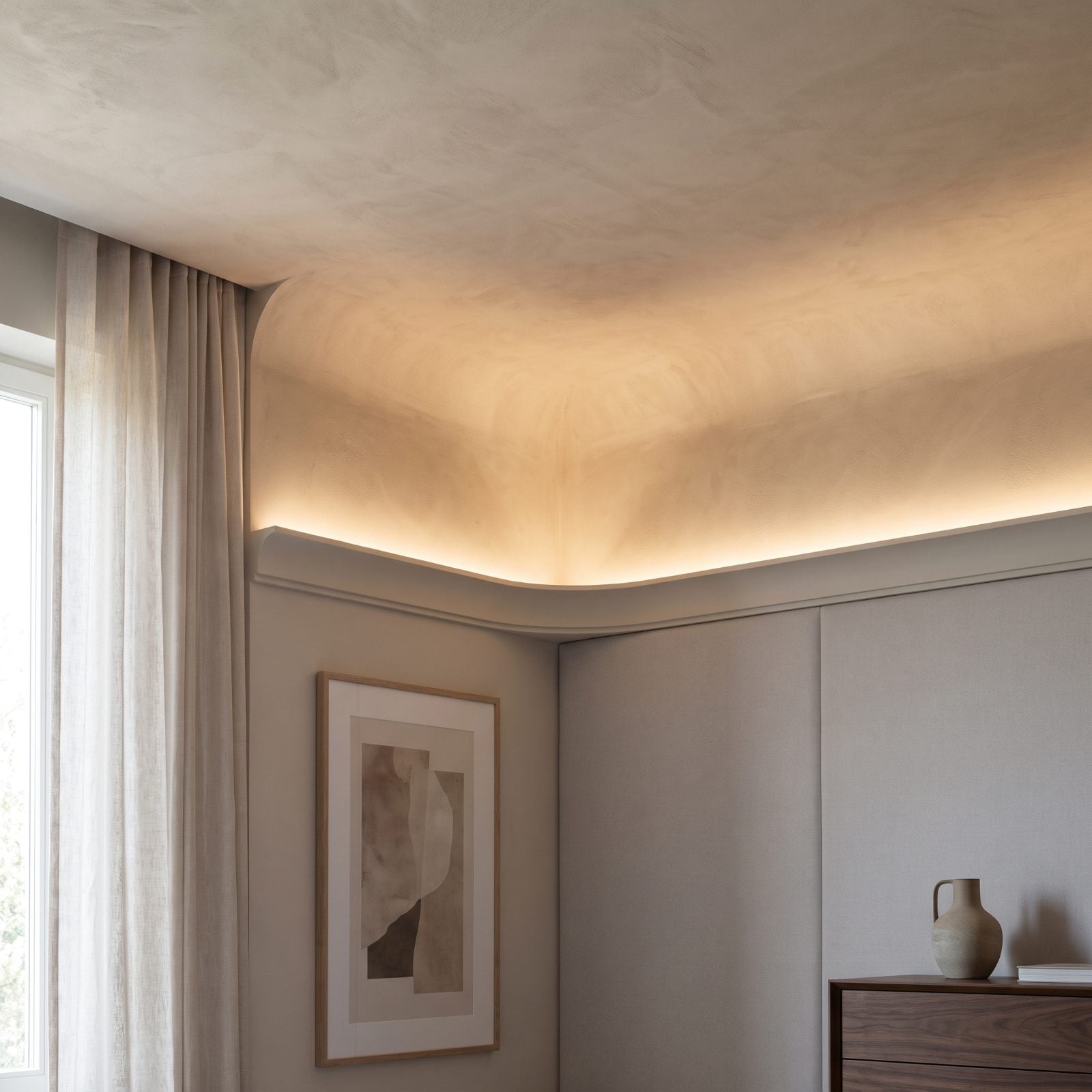 Indirect Ceiling Lighting That Kills the Glare