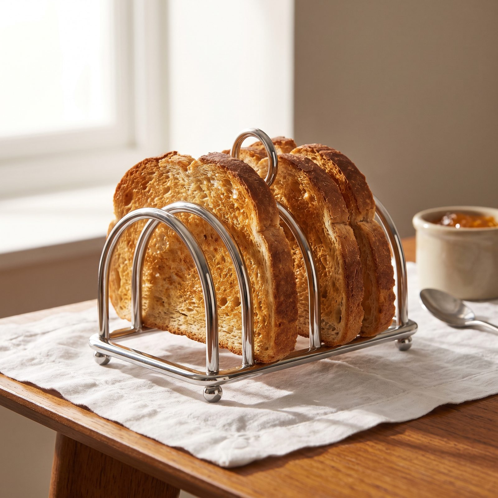 Individual Toast Racks at Breakfast