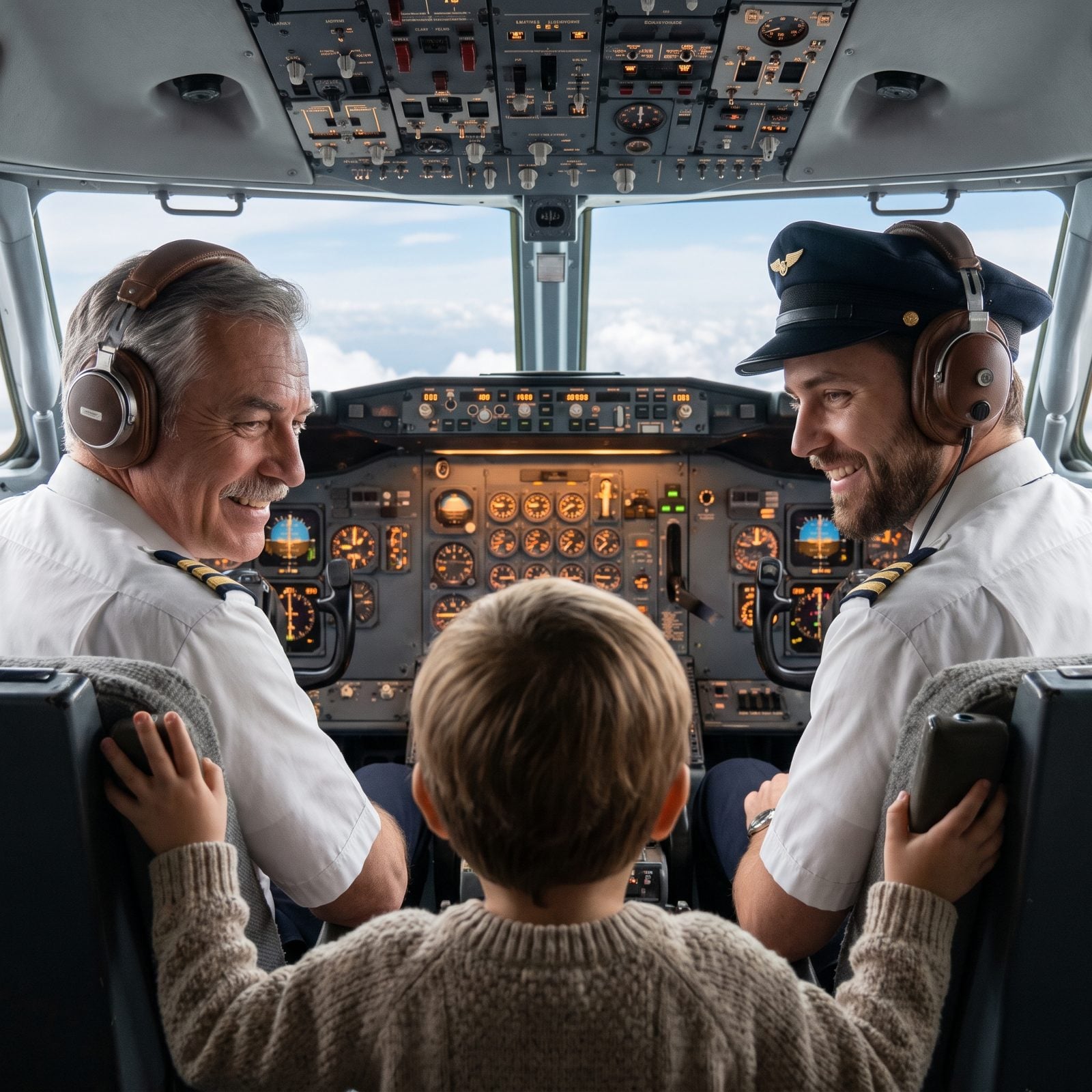 Inviting Kids Into the Cockpit While the Plane Was Flying