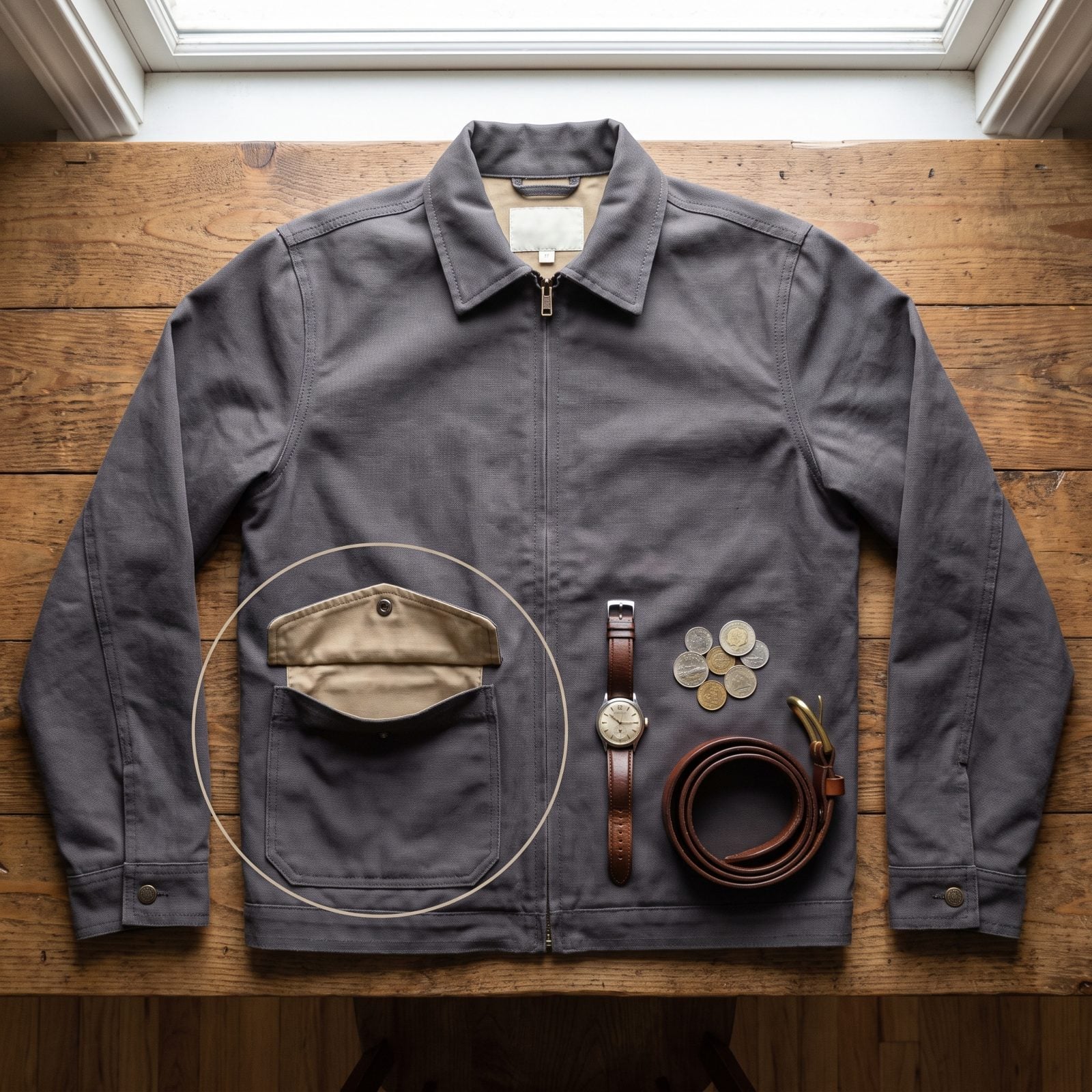 Keeping One Pocket Permanently Empty During Transit