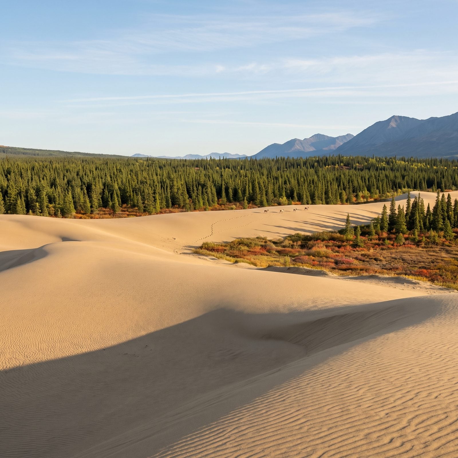 Kobuk Valley National Park, Alaska: Arctic Sand Dunes Along a Caribou Migration Route