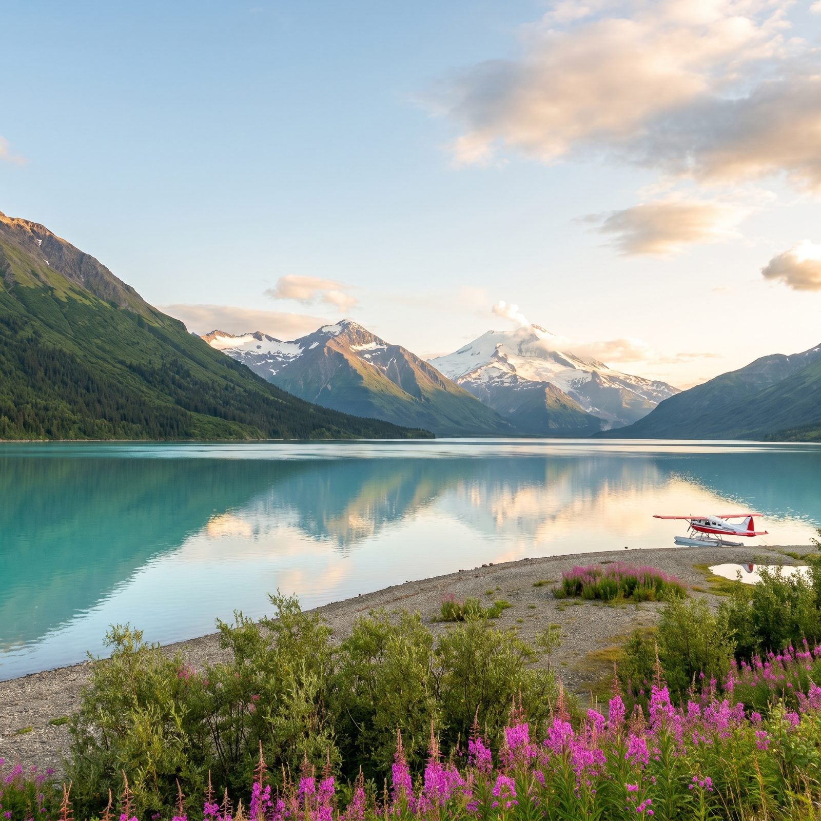 Lake Clark National Park, Alaska: Turquoise Lakes Beneath Volcanoes