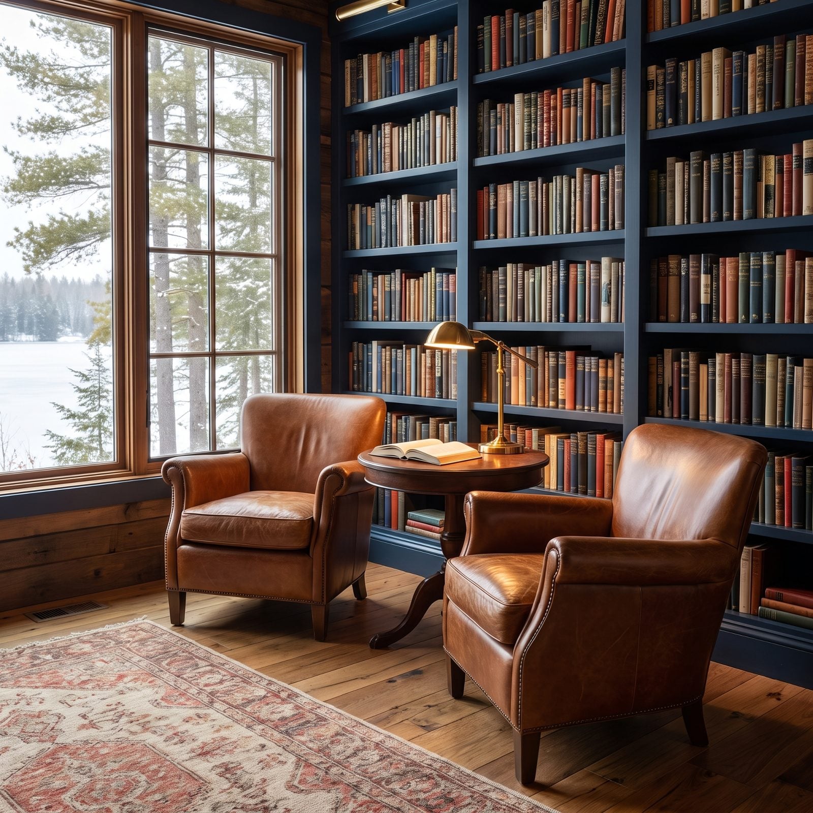 A Library or Lounge Not Dominated by Televisions