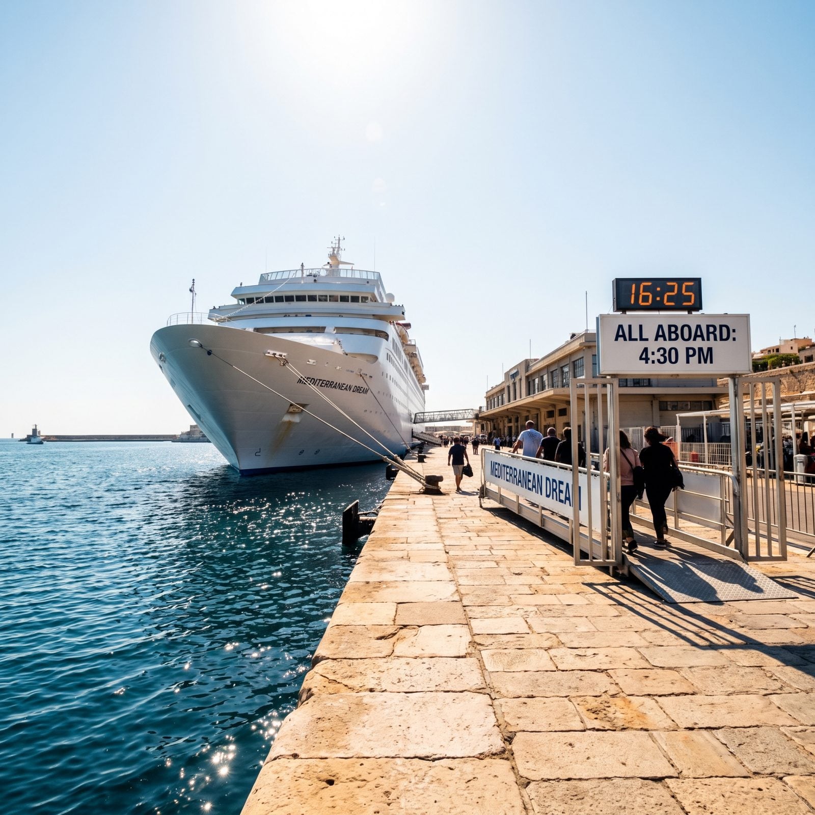 Live by the Cruise All-Aboard Time, Never the Sailing Time