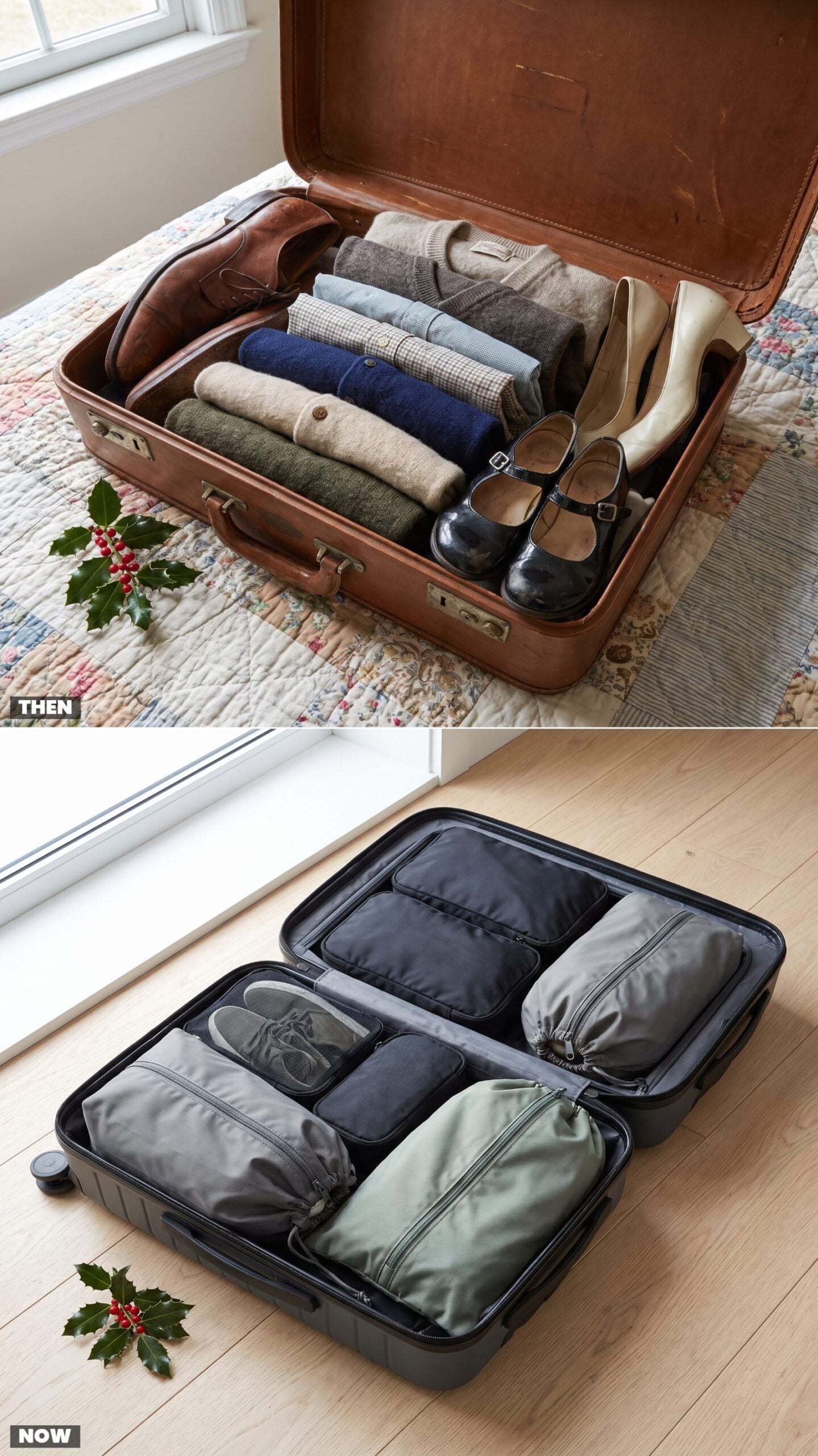 Loose Shoes Around the Edges vs. Zippered Shoe Bags