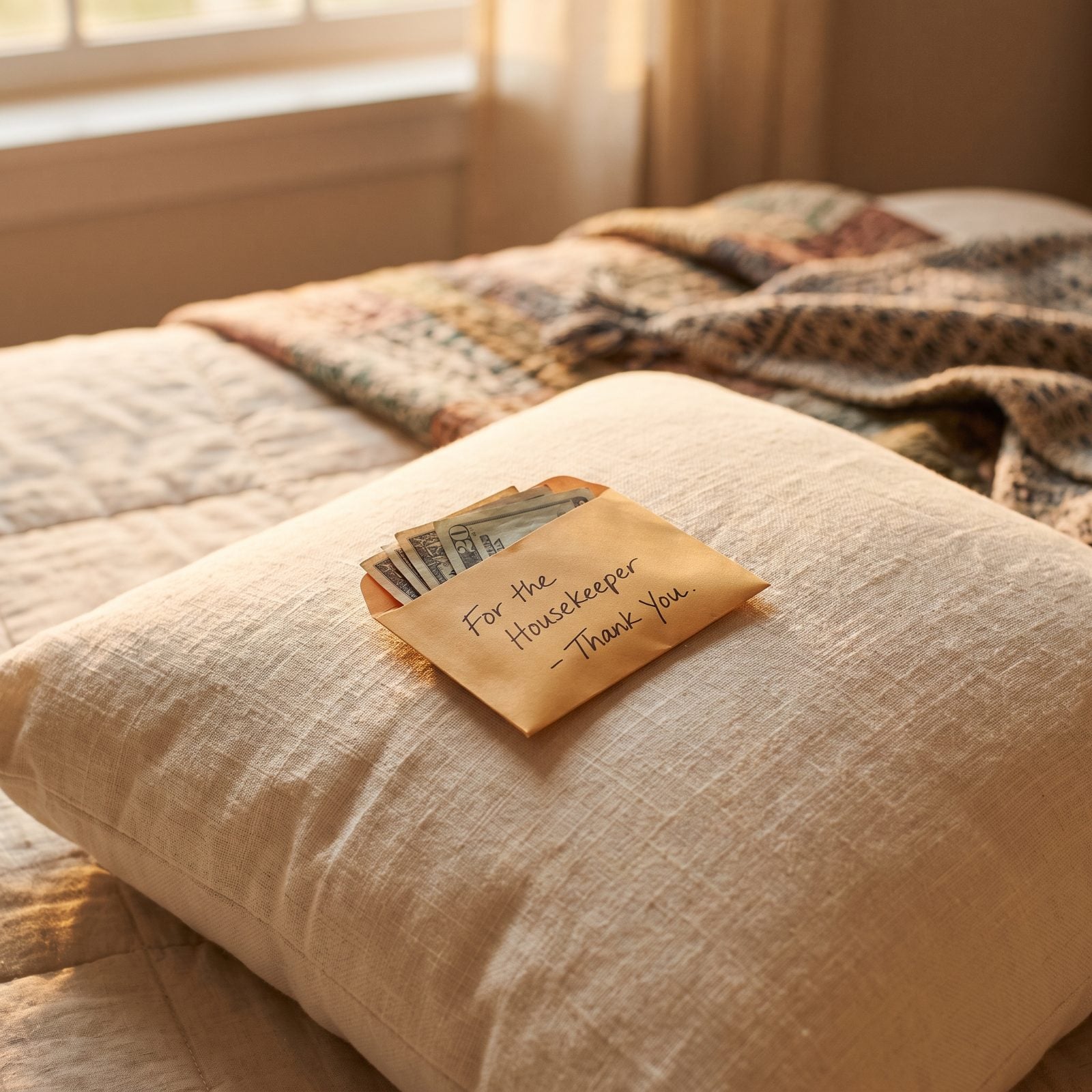 Love: The Tip Tucked in an Envelope, Clearly Marked