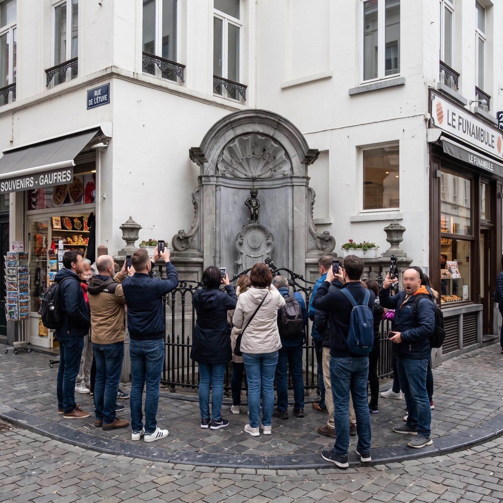 Manneken Pis Is a Two-Foot Statue on a Street Corner