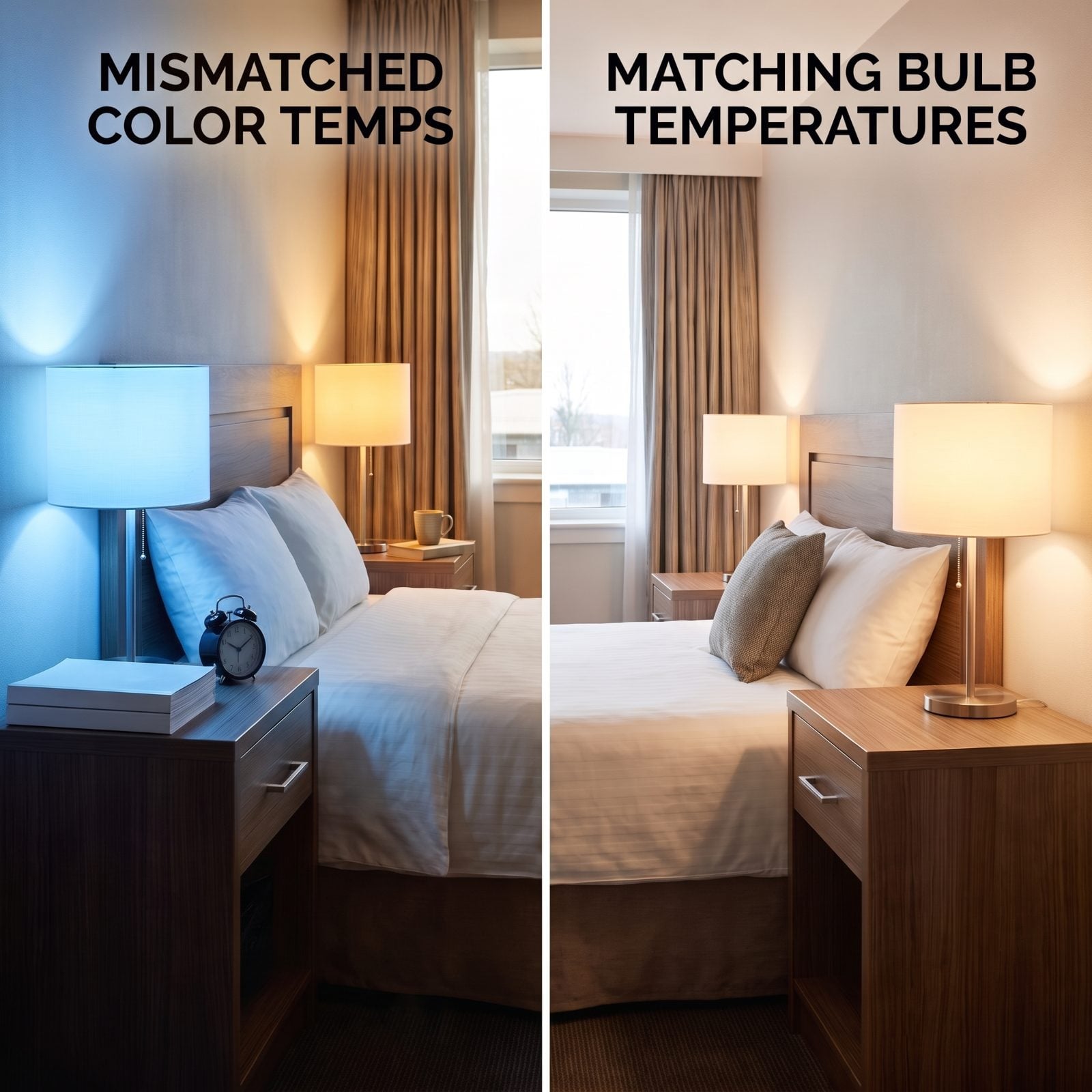 Matching Bulb Temperatures, No Patchwork of Color