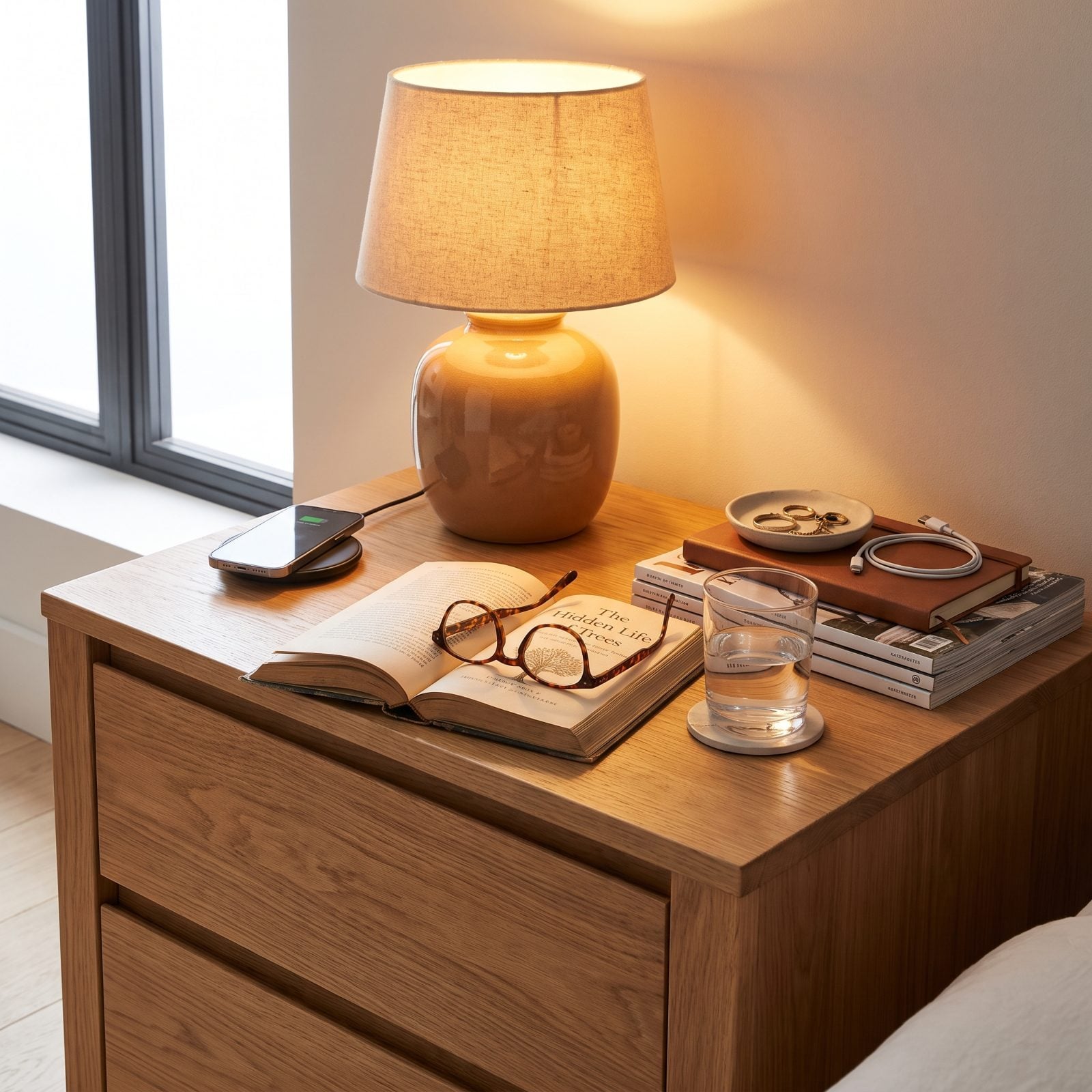 Matching Nightstands Big Enough to Hold Your Life