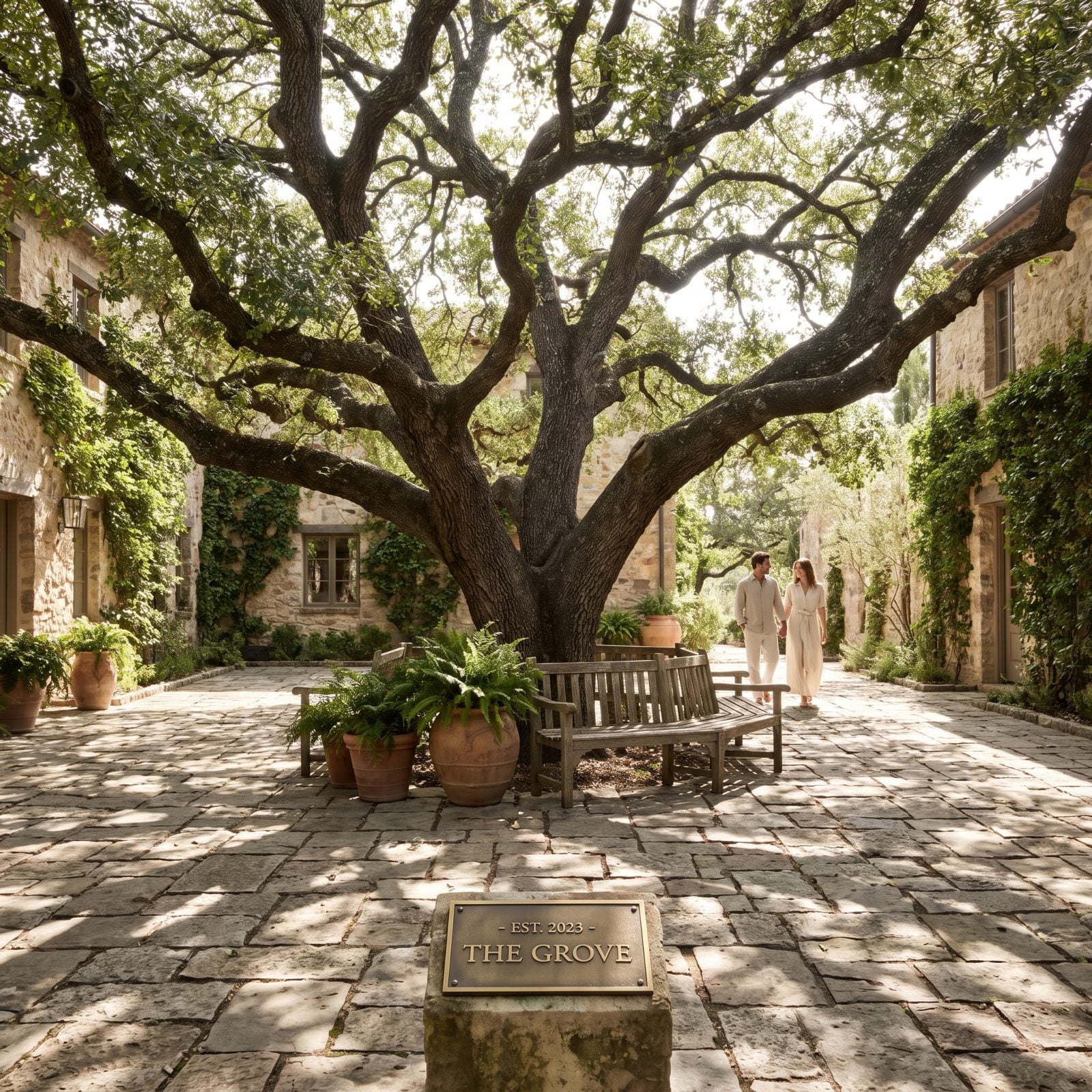 Mature Trees Make a Brand-New Resort Feel Decades Old