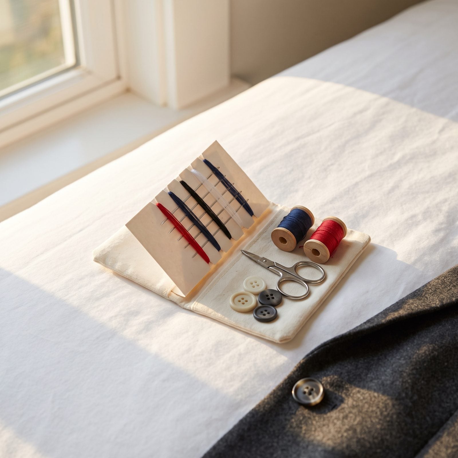 A Mini Sewing Kit for Last-Minute Repairs