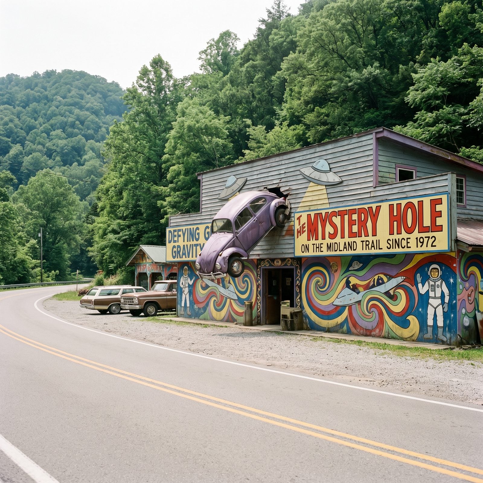 The Mystery Hole, Defying Gravity on the Midland Trail Since 1972