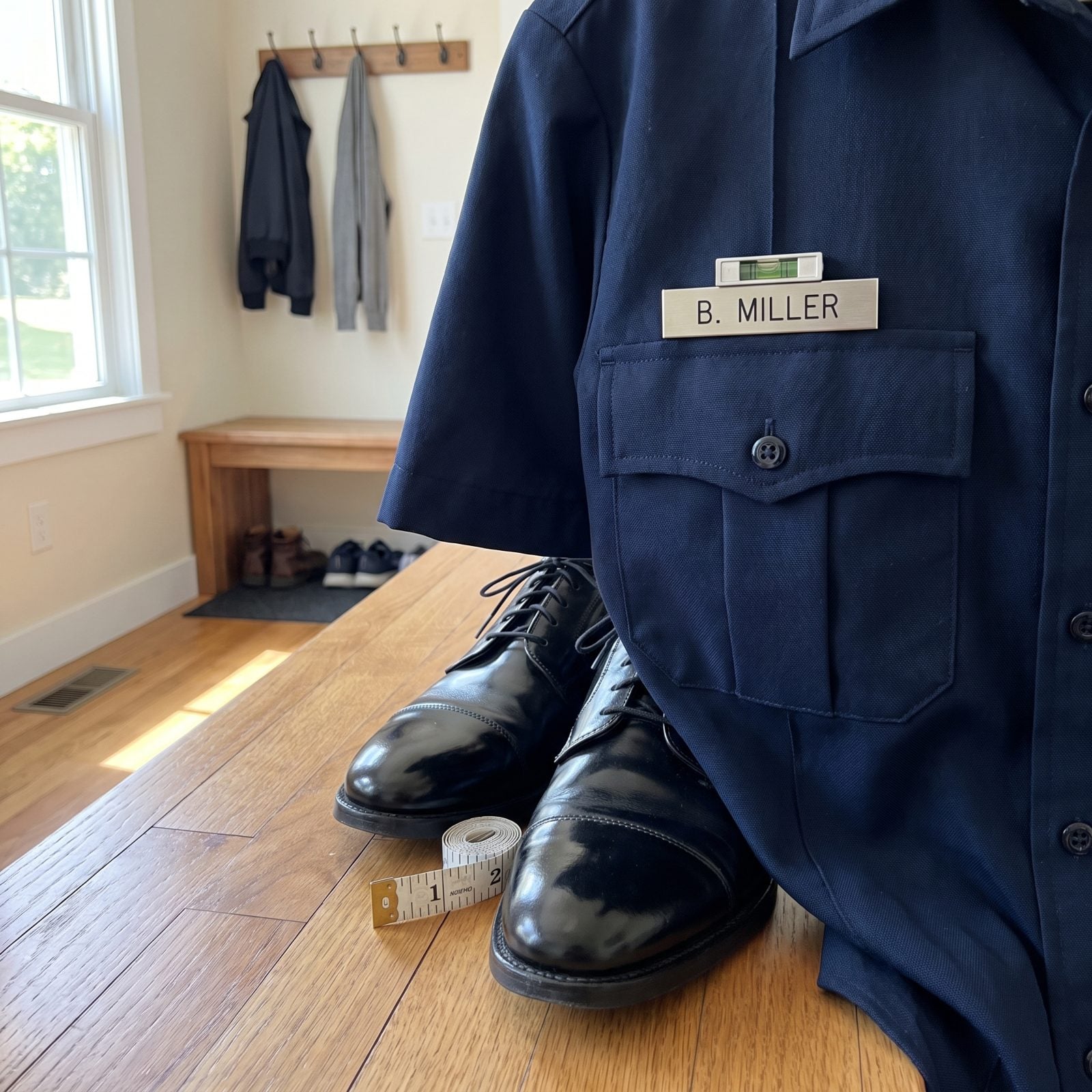 Name Tag Straight, Shoes Shined, No Exceptions