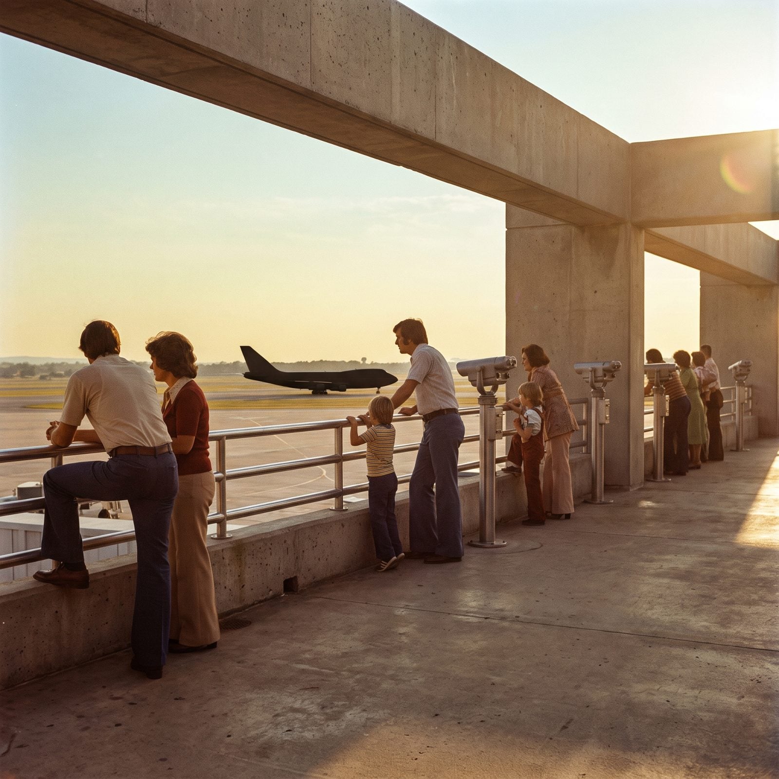 Open-Air Observation Decks Built Specifically for Watching Aircraft