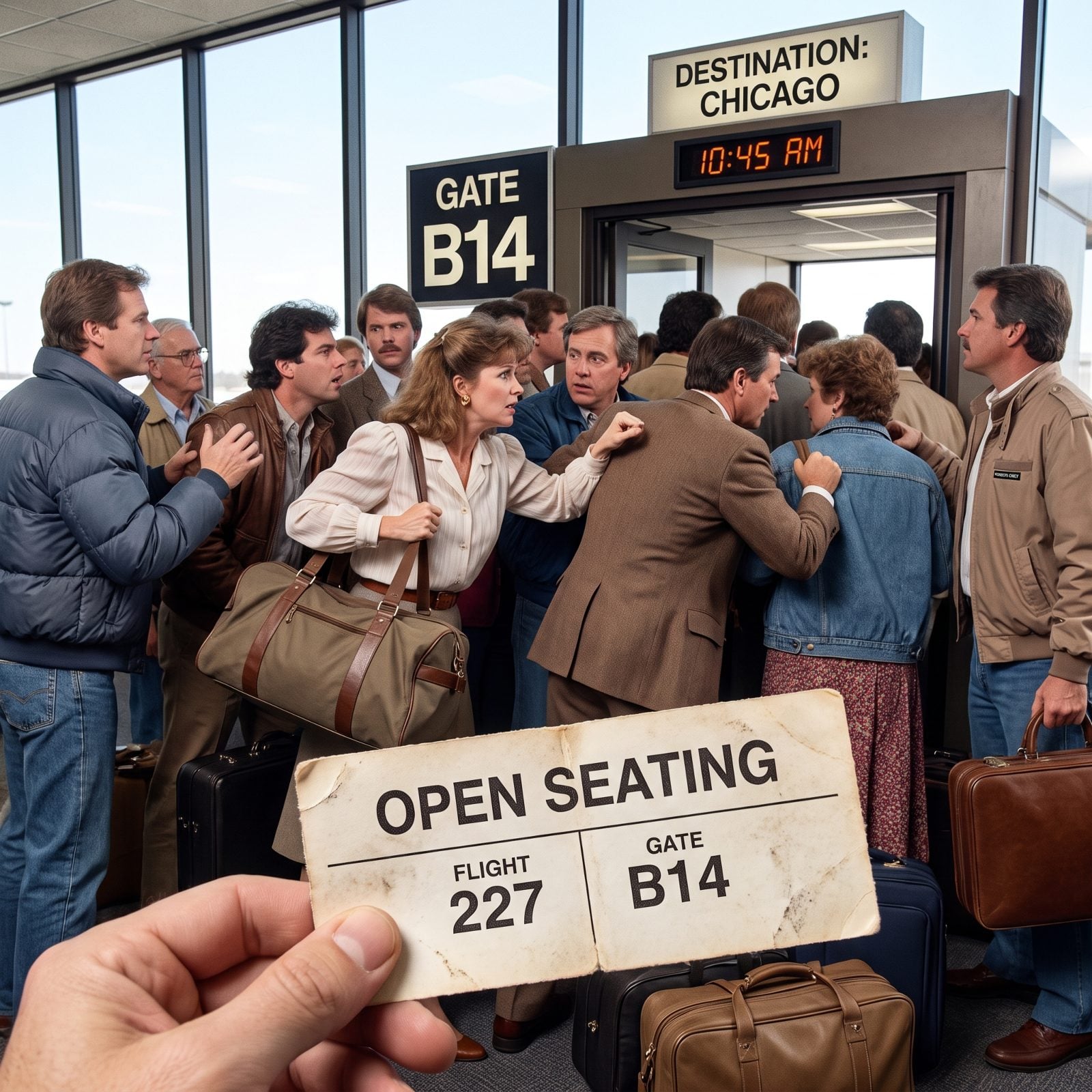 Open Seating, Where the Line at the Gate Was the Real Competition