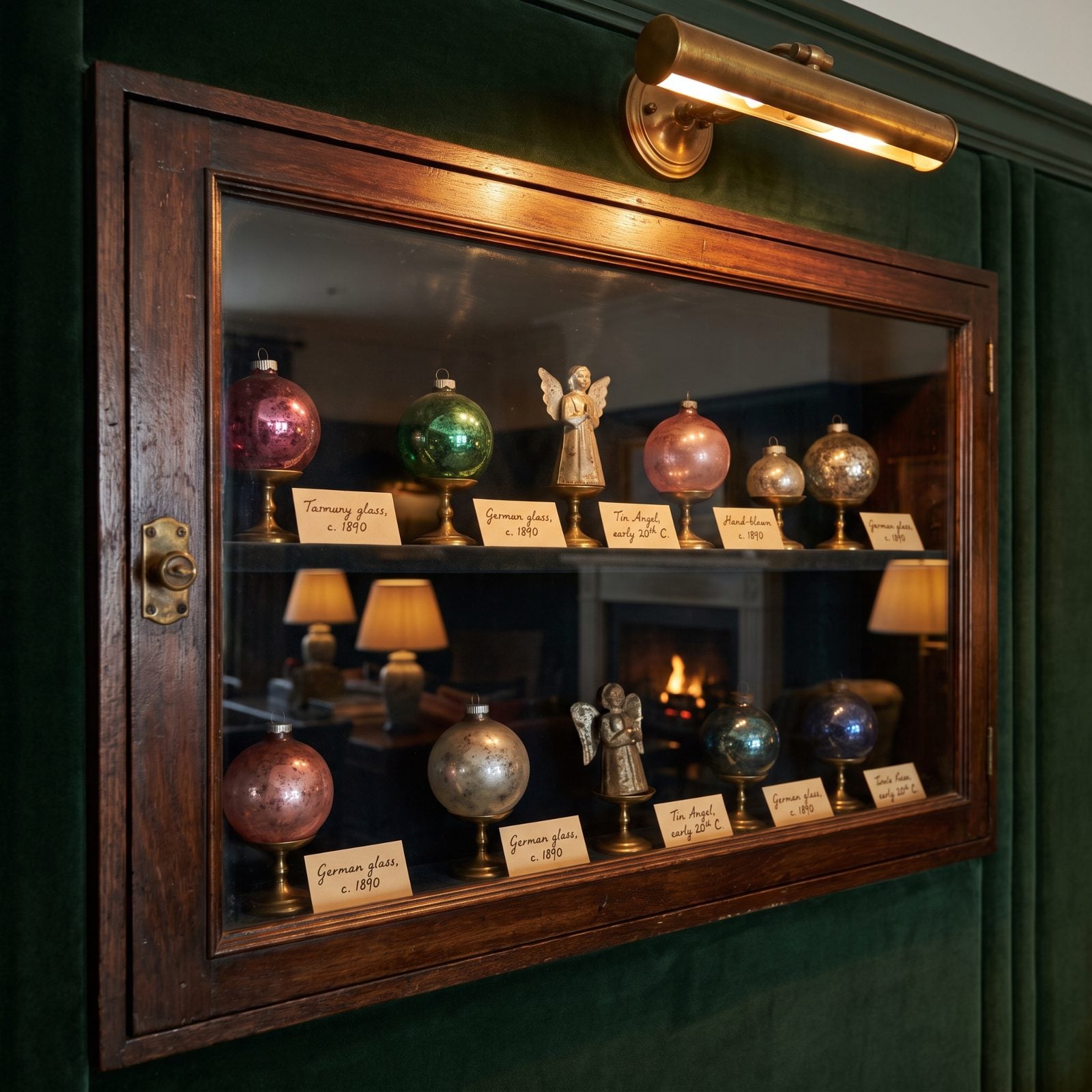 An Ornament Display With a Story Guests Can Understand