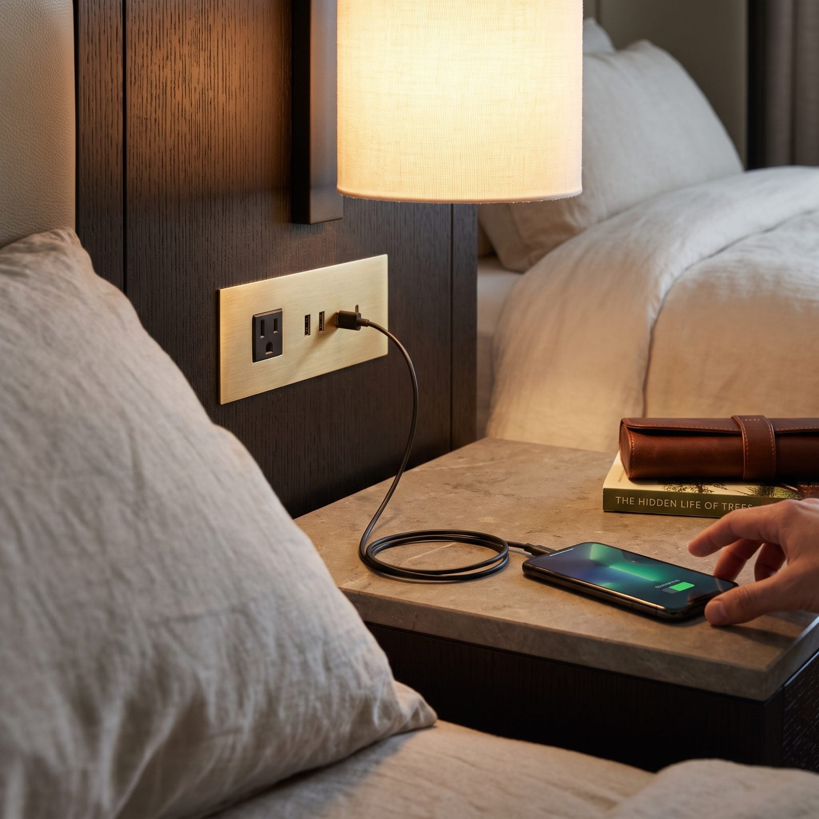 Outlets and Charging Ports Exactly Where You Need Them
