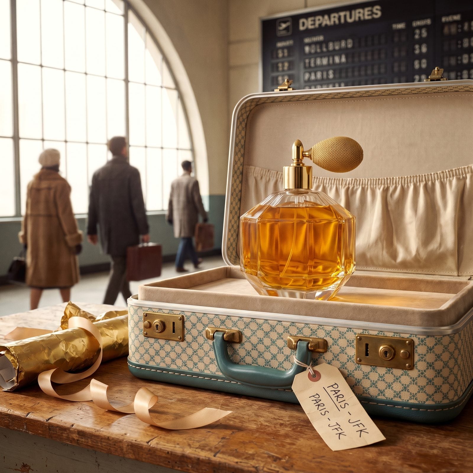 An Oversized Bottle of French Perfume