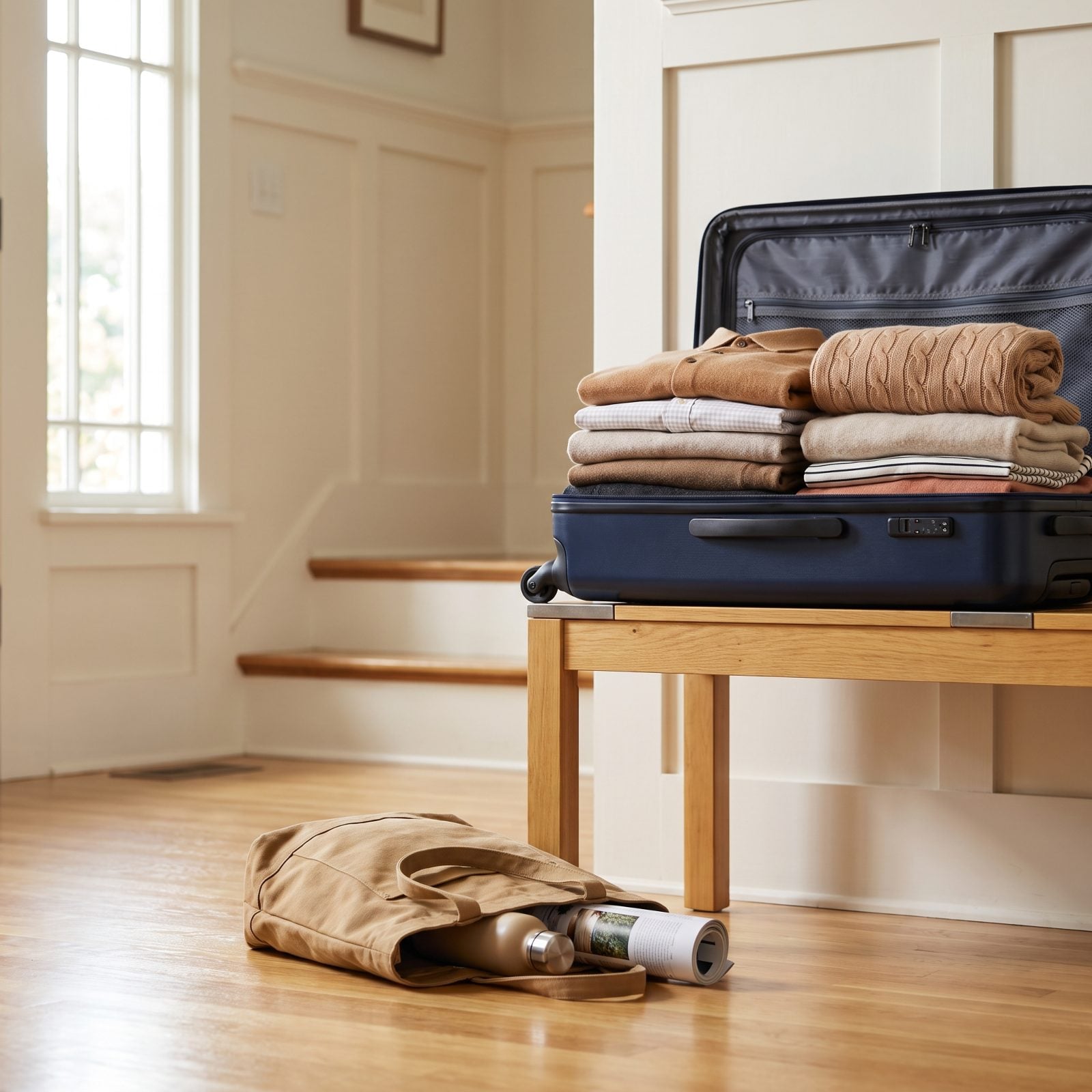 Packing Every Change of Clothing in the Checked Suitcase