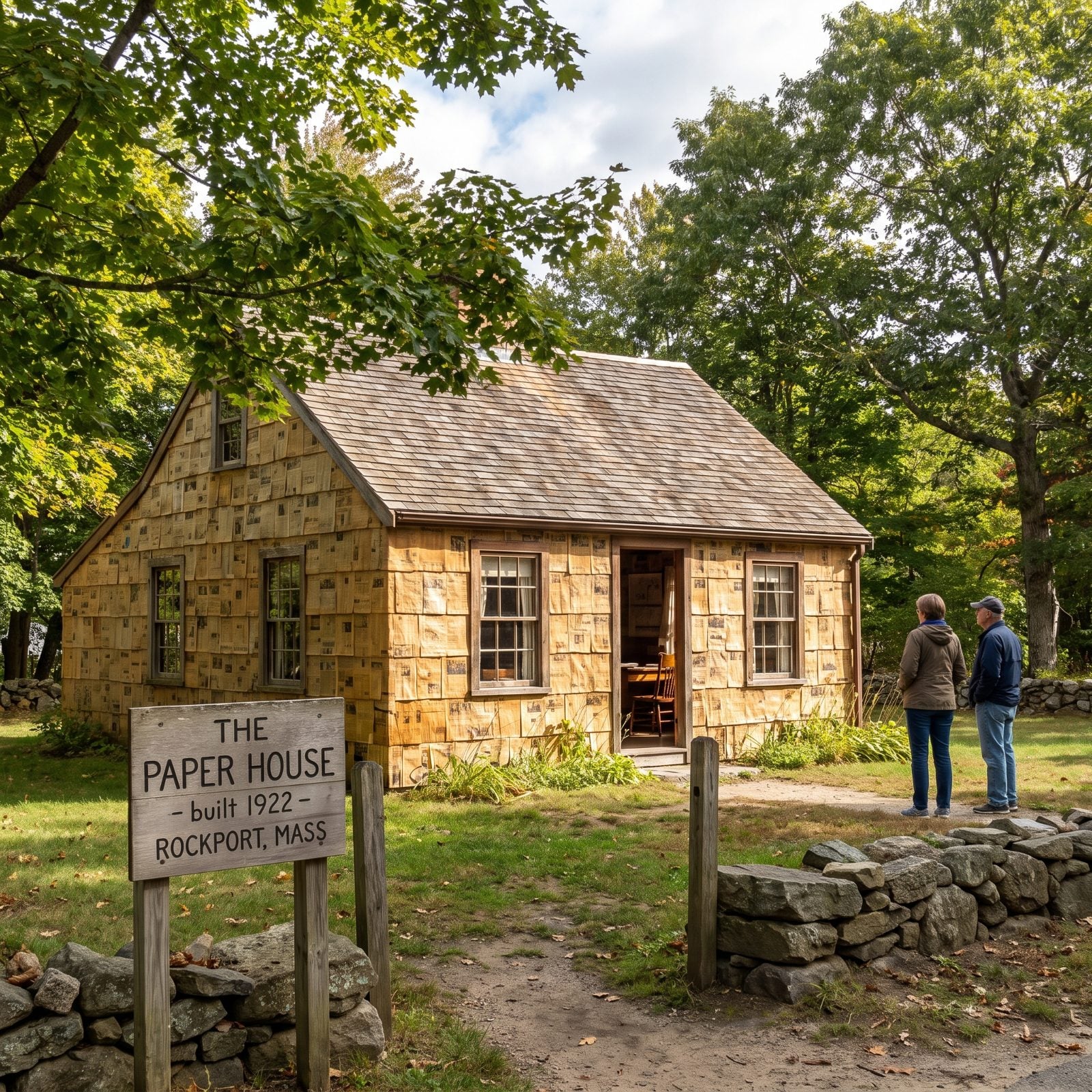 The Paper House in Rockport, Massachusetts