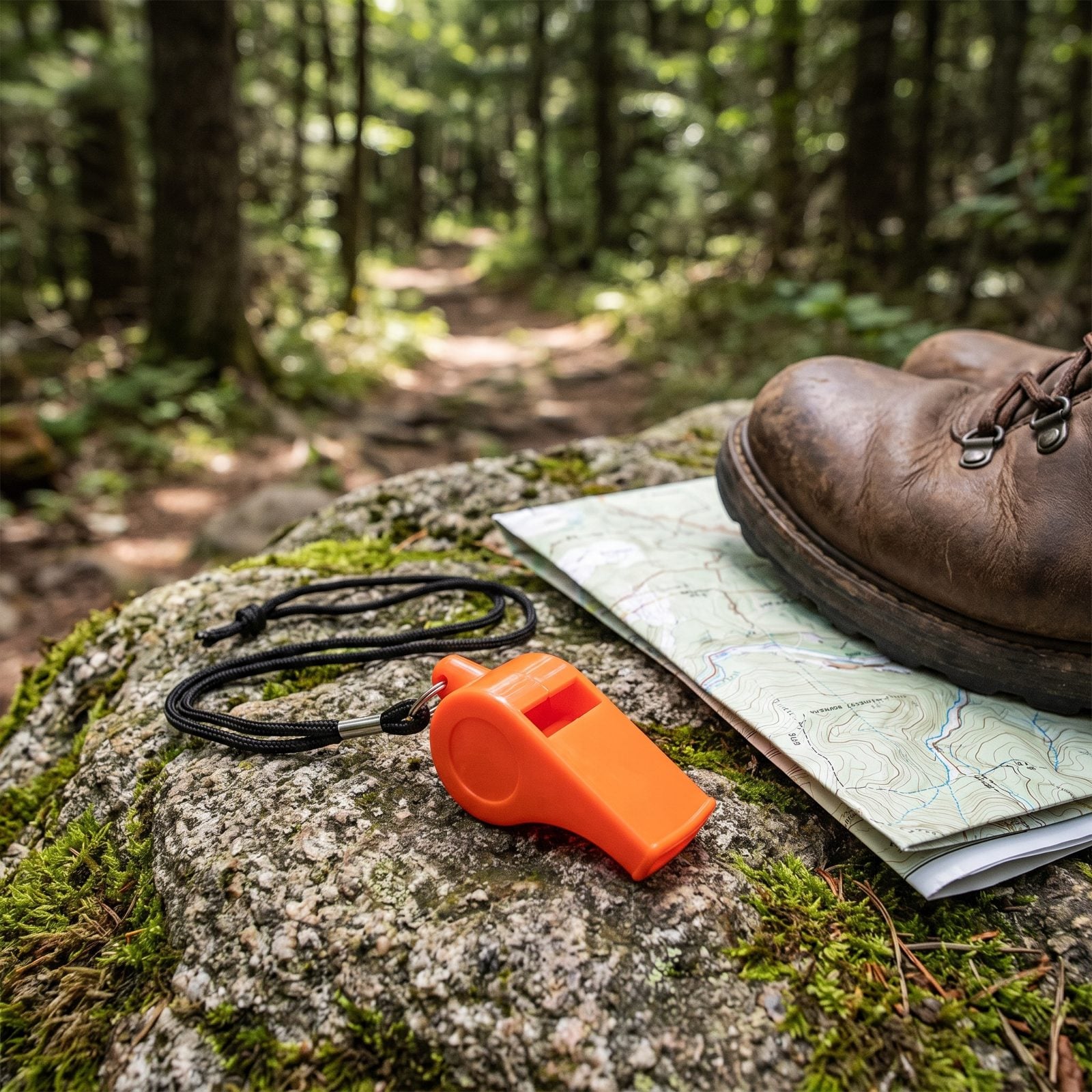 A Pealess Emergency Whistle for Hiking and Evacuations