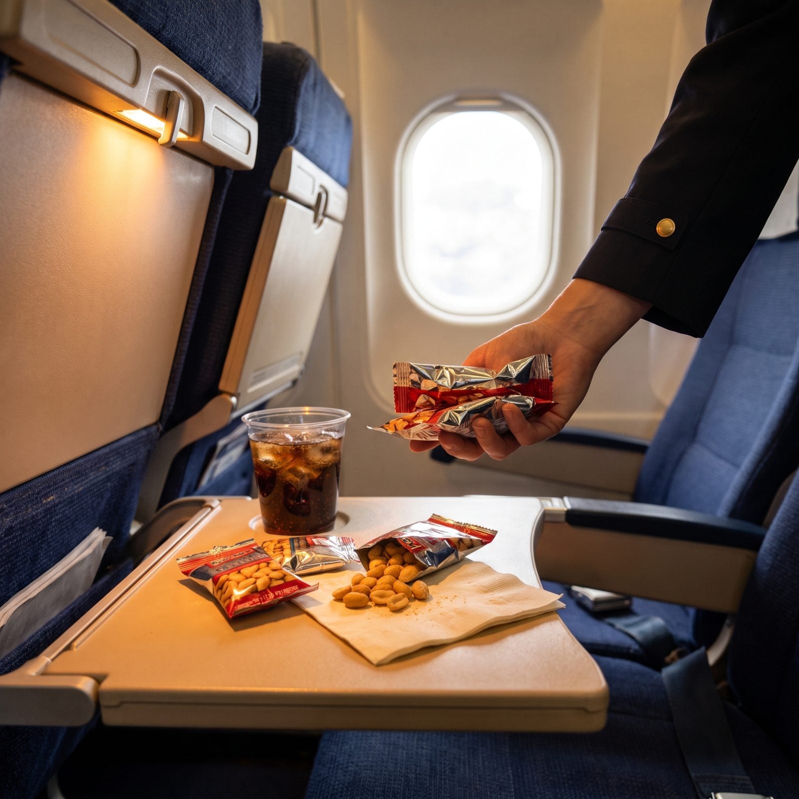 Peanuts, Pretzels, and the Attendant Who Just Kept Coming Back