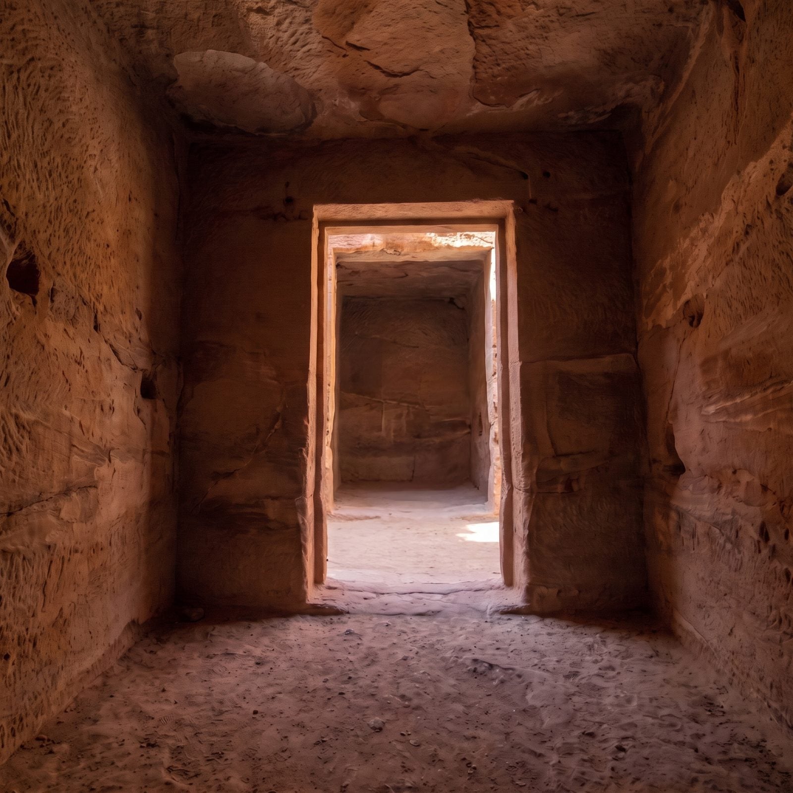 Petra's Treasury Has a Small, Unadorned Interior Chamber