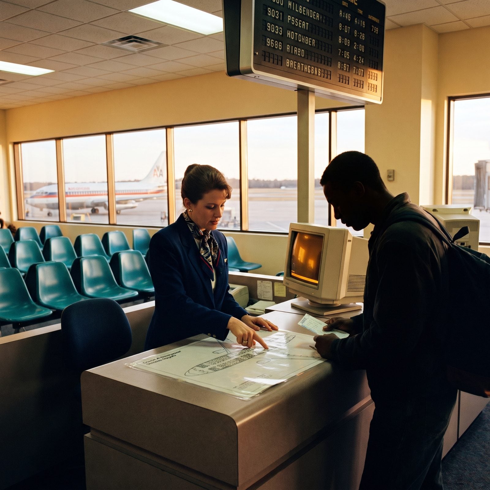 Picking Your Seat Right at the Gate, No Charge