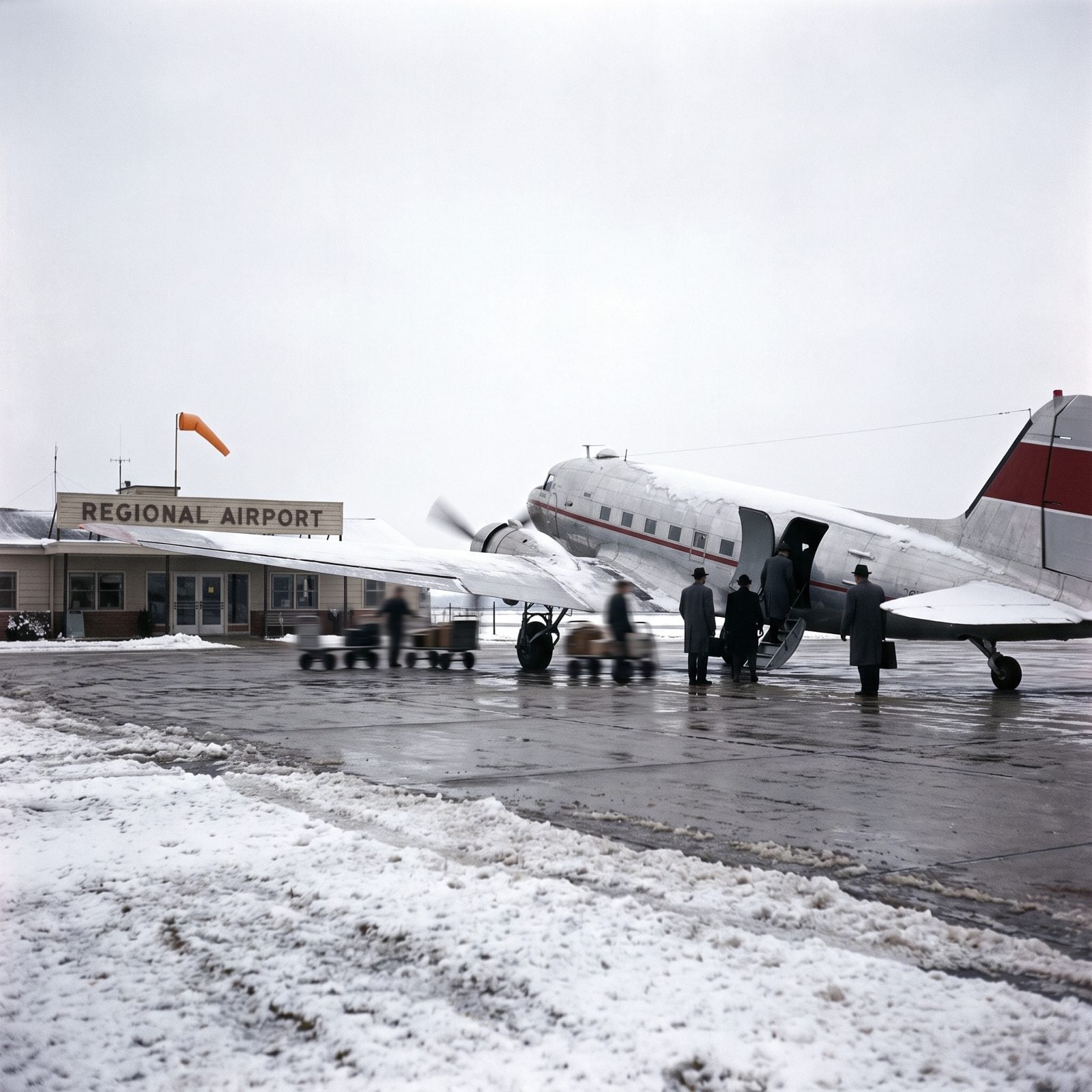 Plenty of Holiday Routes Still Ran on Humming Propellers