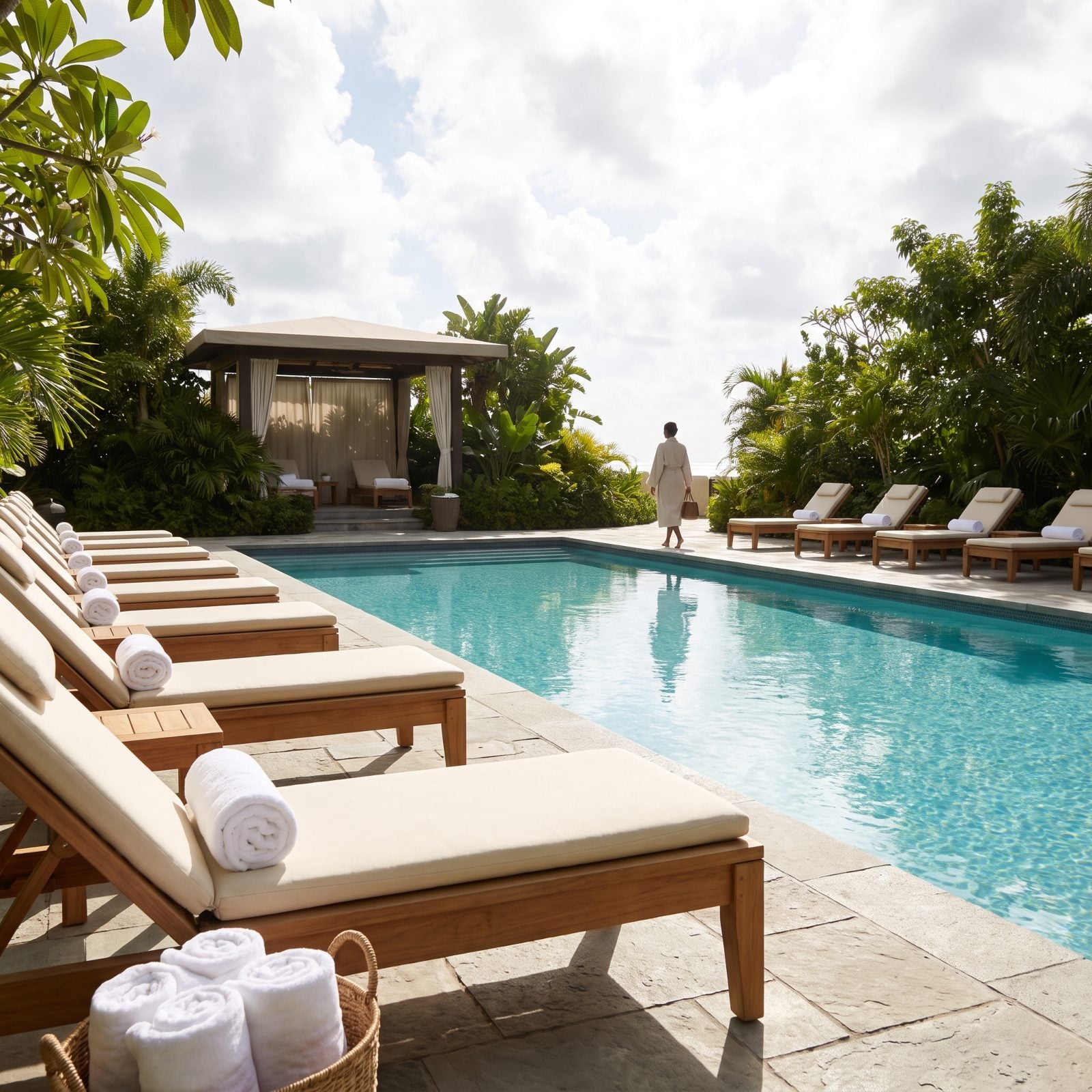 Pool and Spa Access Before the Room Is Even Ready