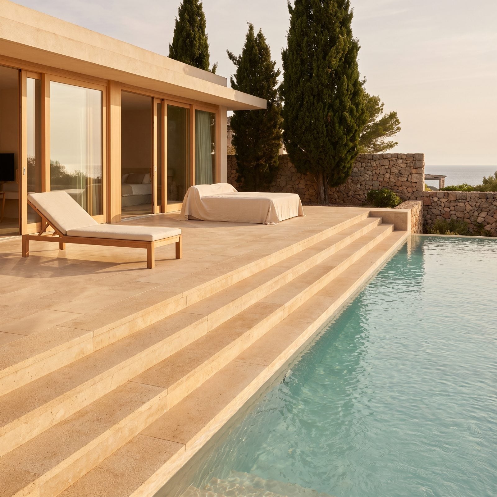 Pool Villas With Steps Straight Into the Water