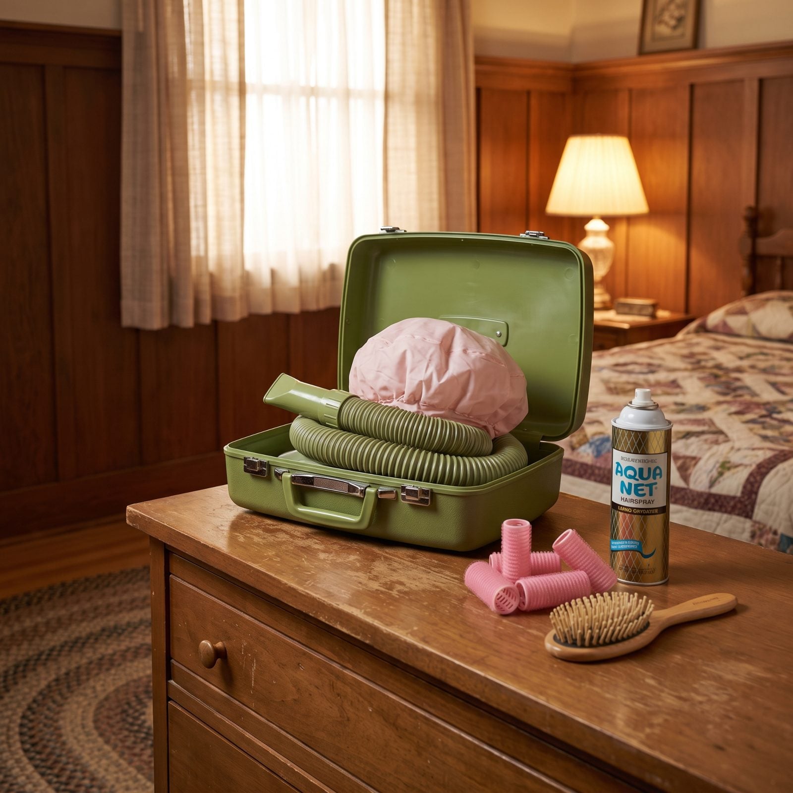 The Portable Hair Dryer With the Bonnet Hose
