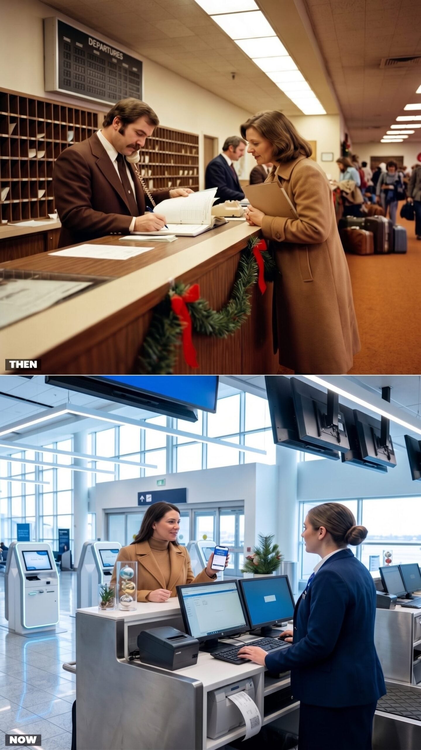Rebooking a Canceled Flight Face to Face