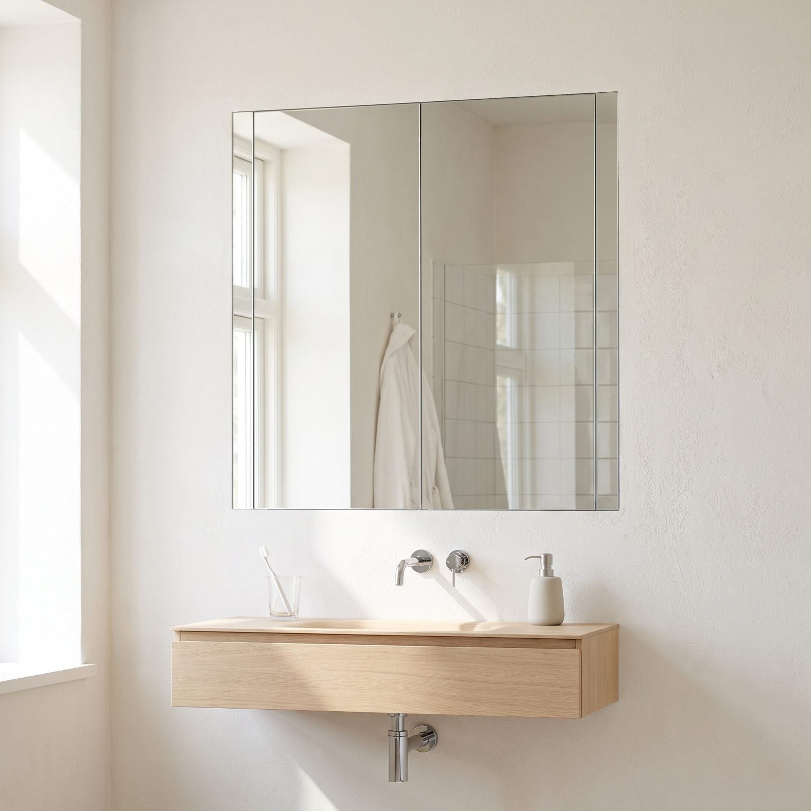 Recessed Medicine Cabinets Store the Stuff Without Stealing the Air
