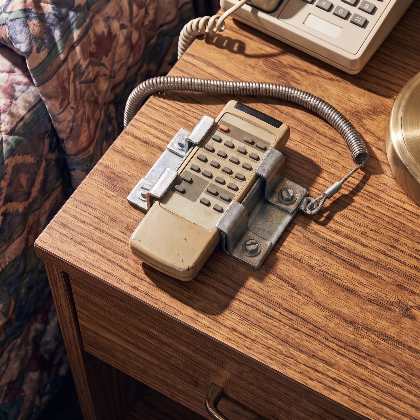 The Remote Control Bolted Straight to the Nightstand