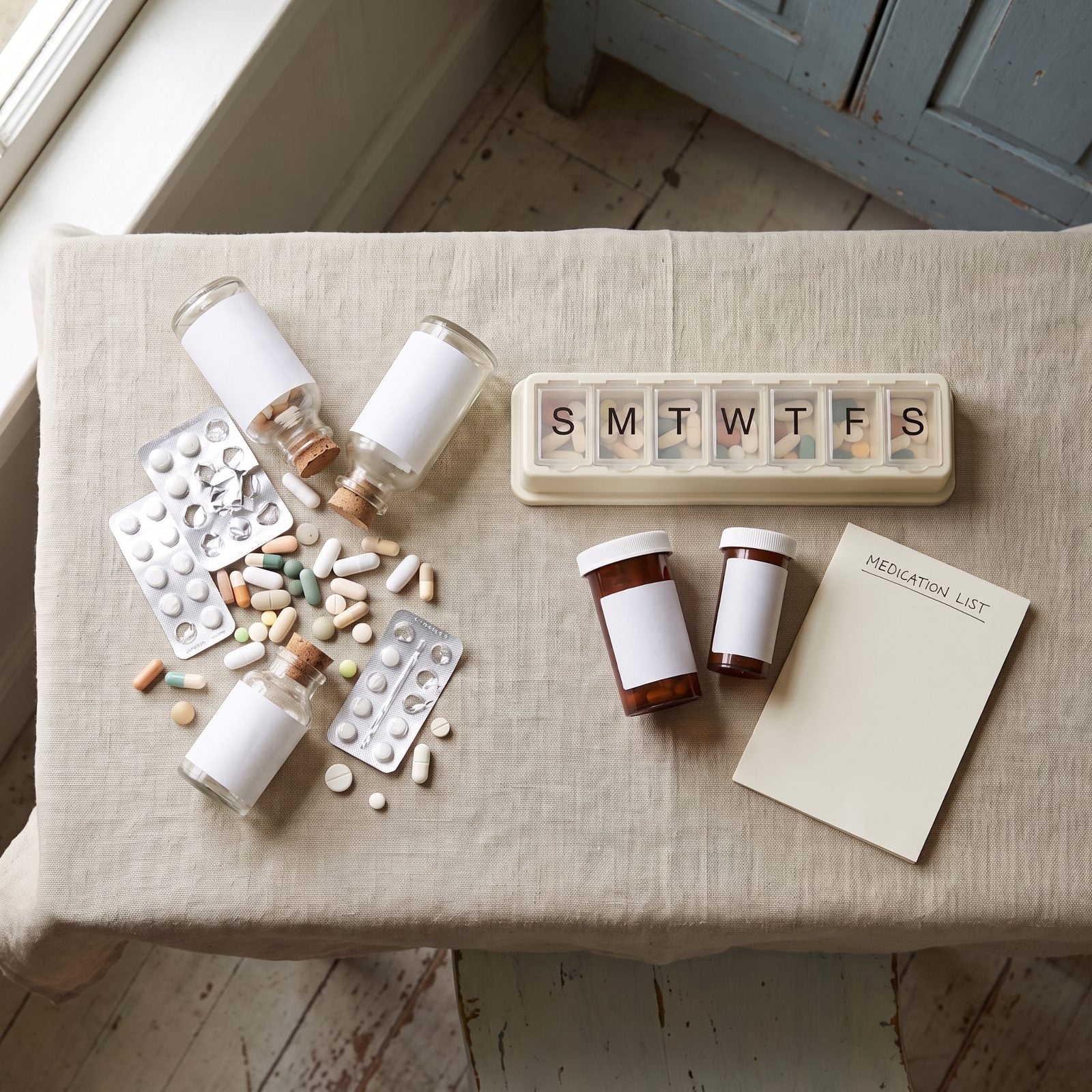 Replace Loose Prescriptions With a Medication List and Original Labels