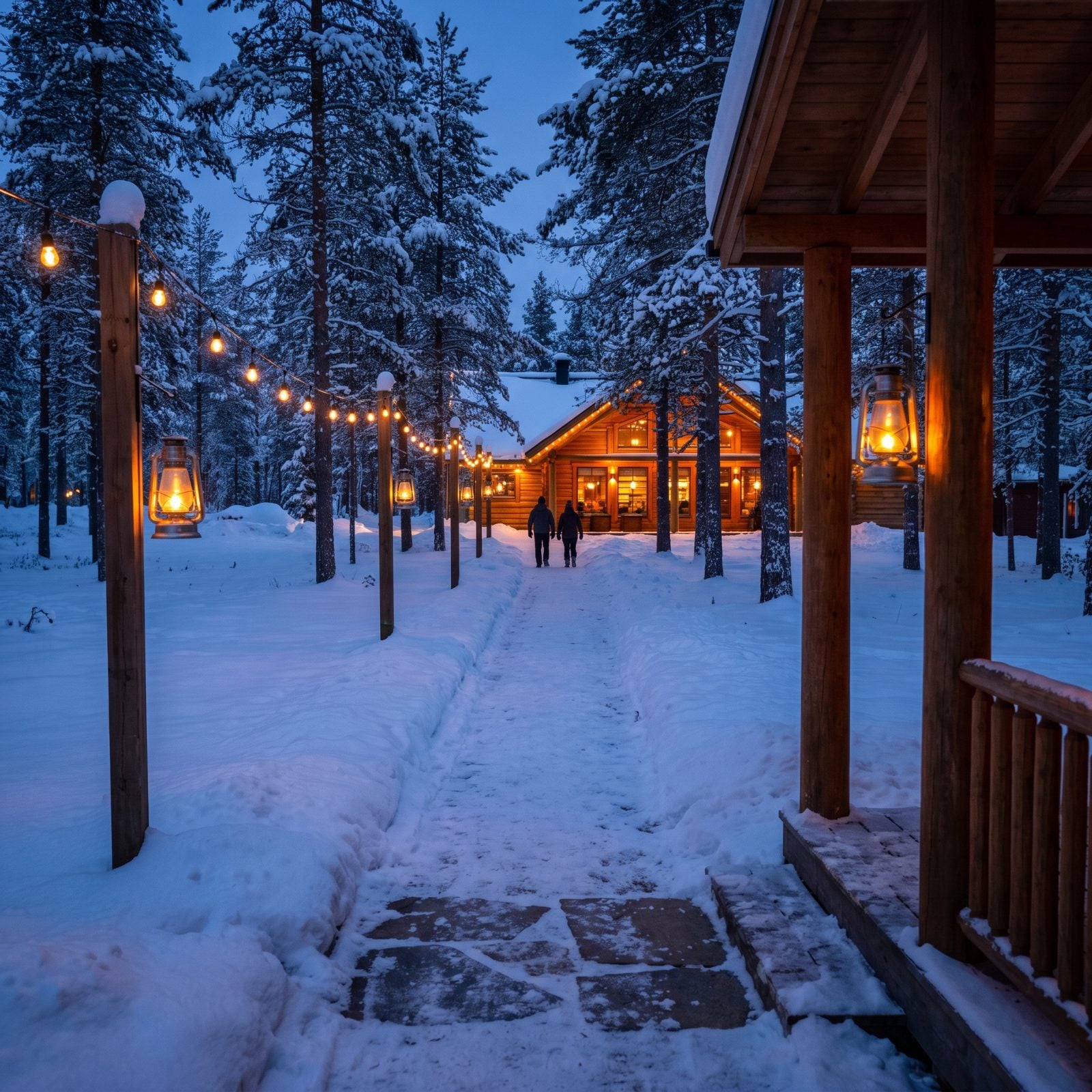 A Restaurant Within Walking Distance in Bad Weather