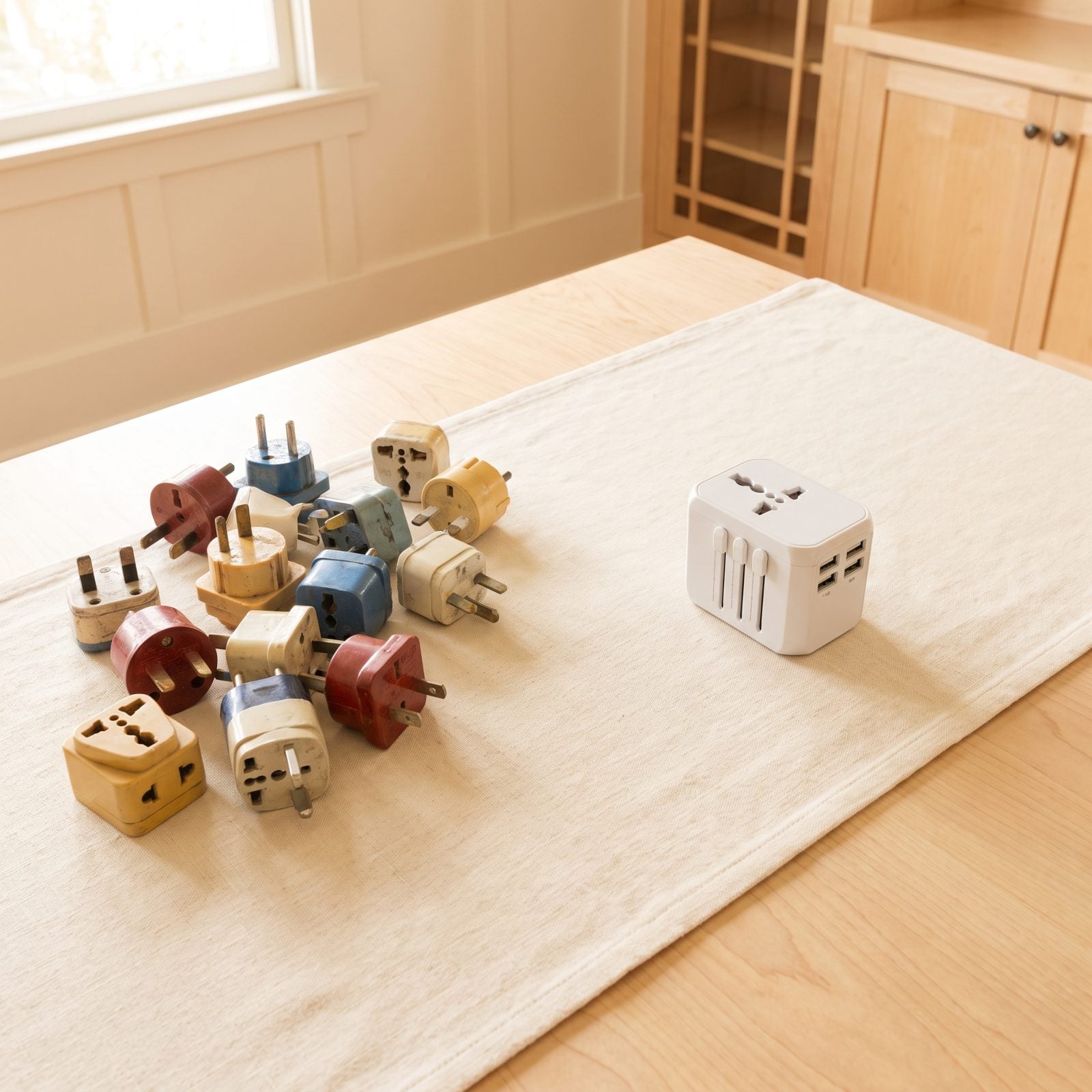 Retire the Foreign Plug Collection for One Universal Travel Adapter