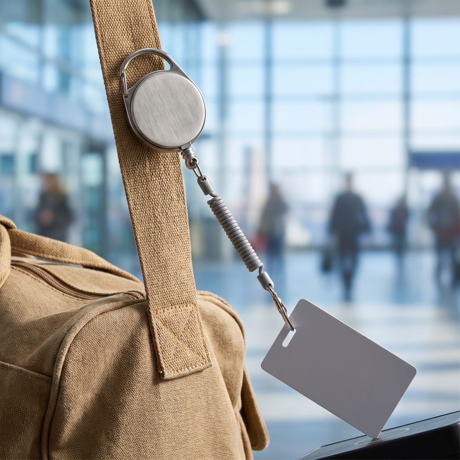 A Retractable Badge Reel for Transit Cards