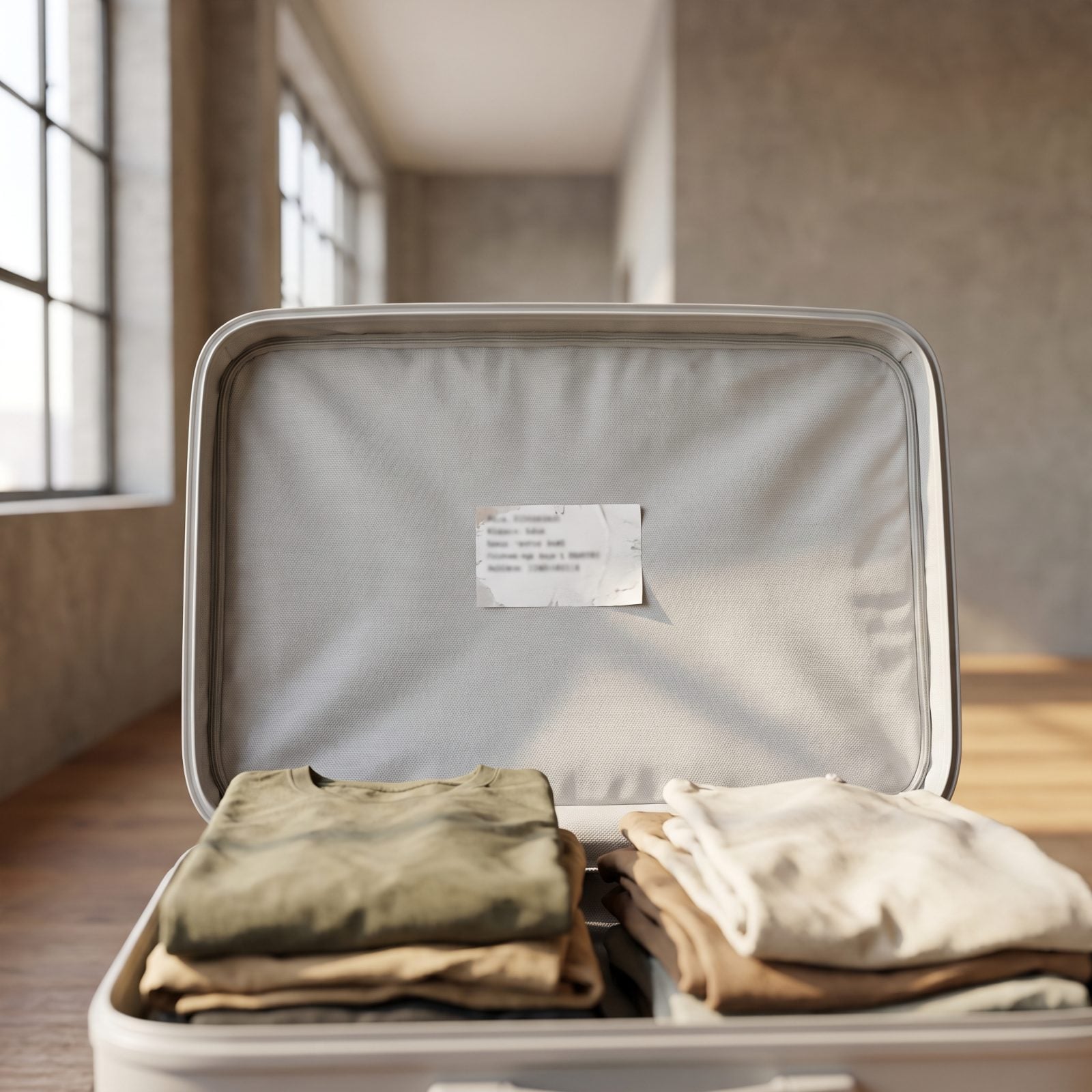 A Return-Address Label Hidden Inside Every Bag