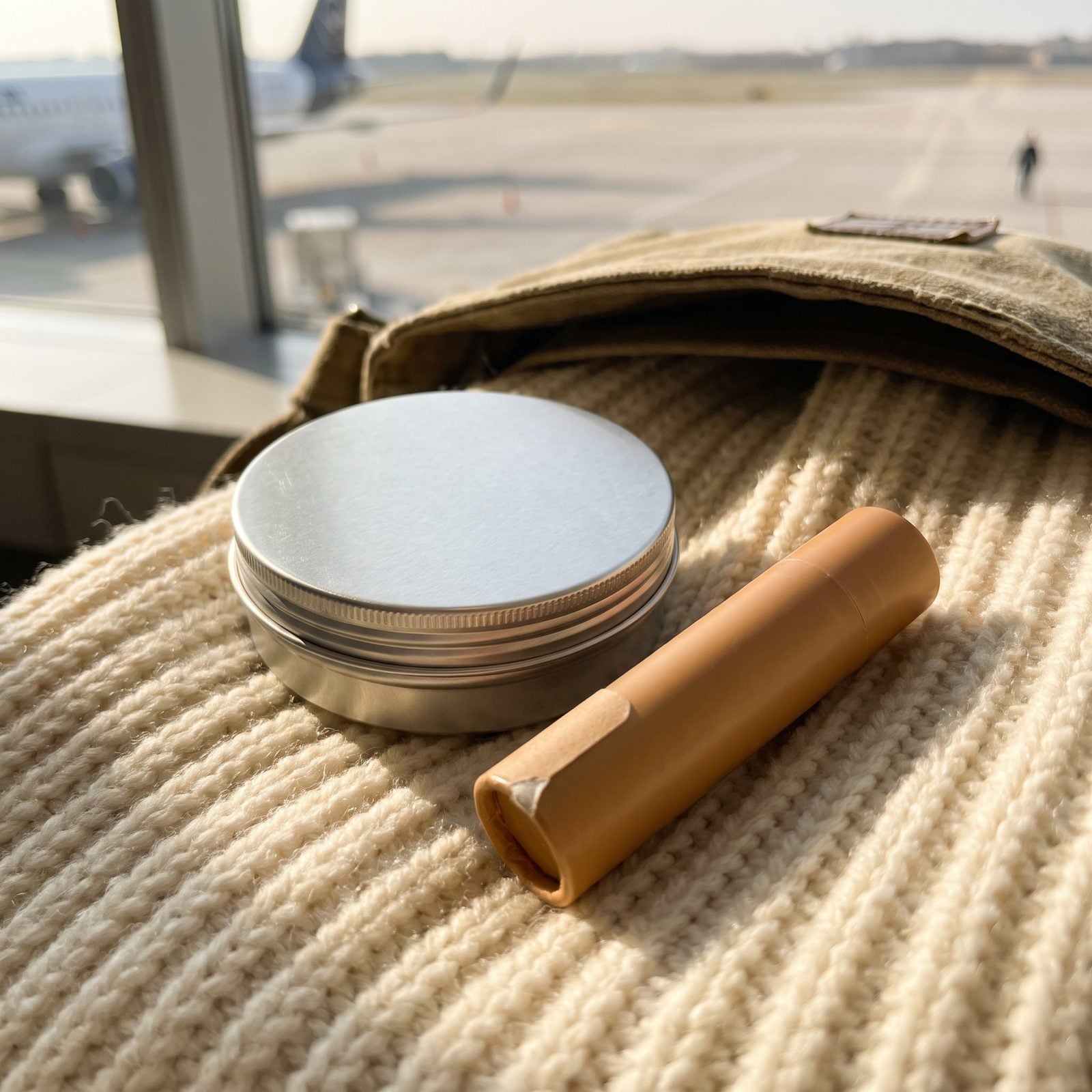 A Rich Lip Balm Because Cabin Air Takes No Prisoners