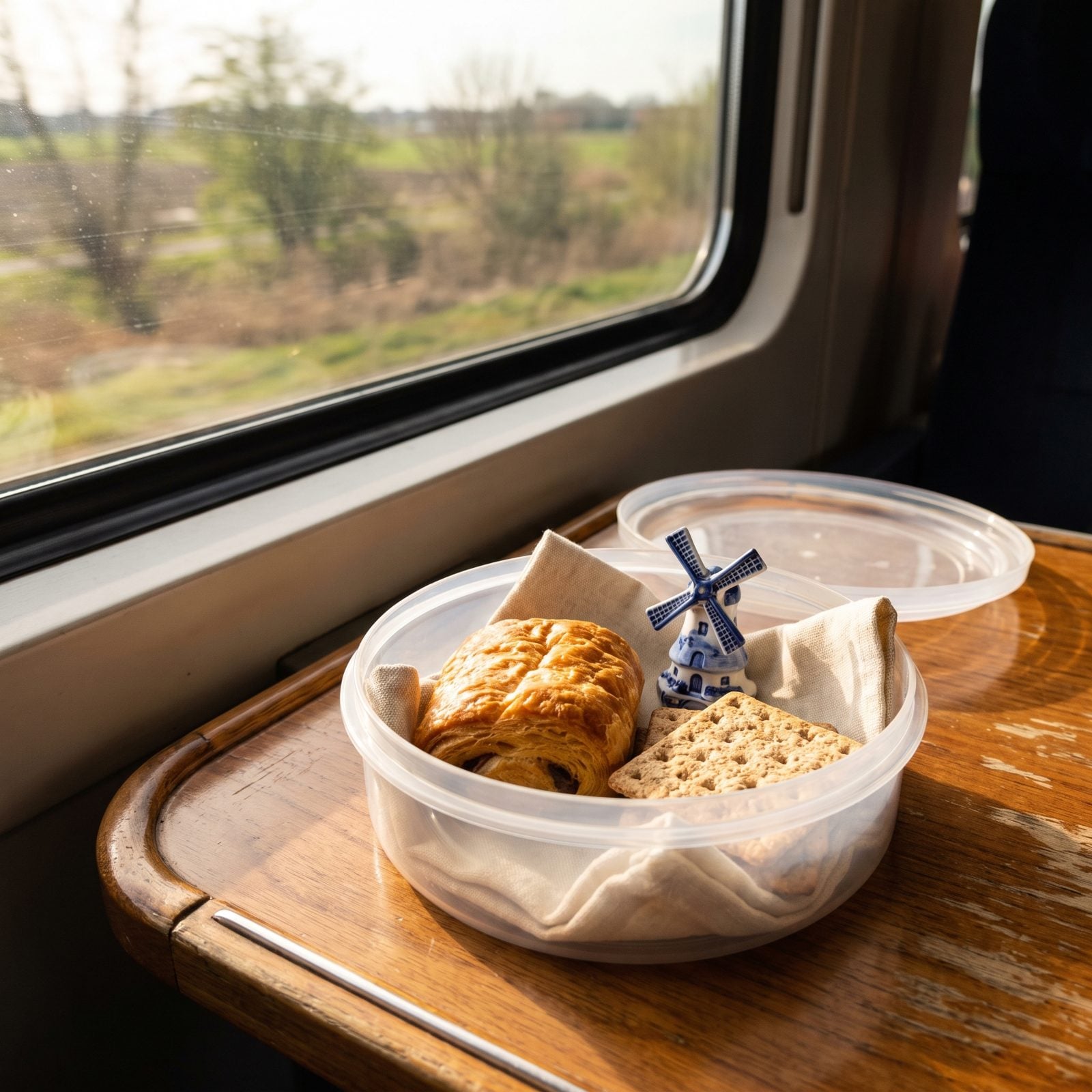 A Rigid Food Container for Snacks and Souvenirs That Arrive in One Piece