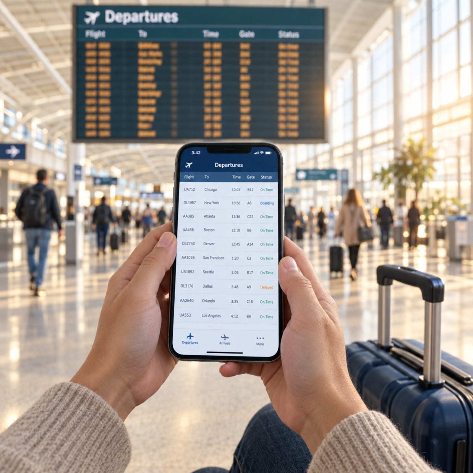 Scan the Departures Board for Backup Flights to Your Destination