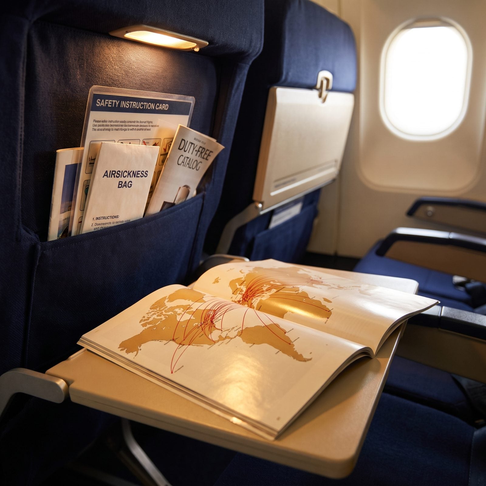 The Seatback Magazine and the Route Map You Studied Anyway
