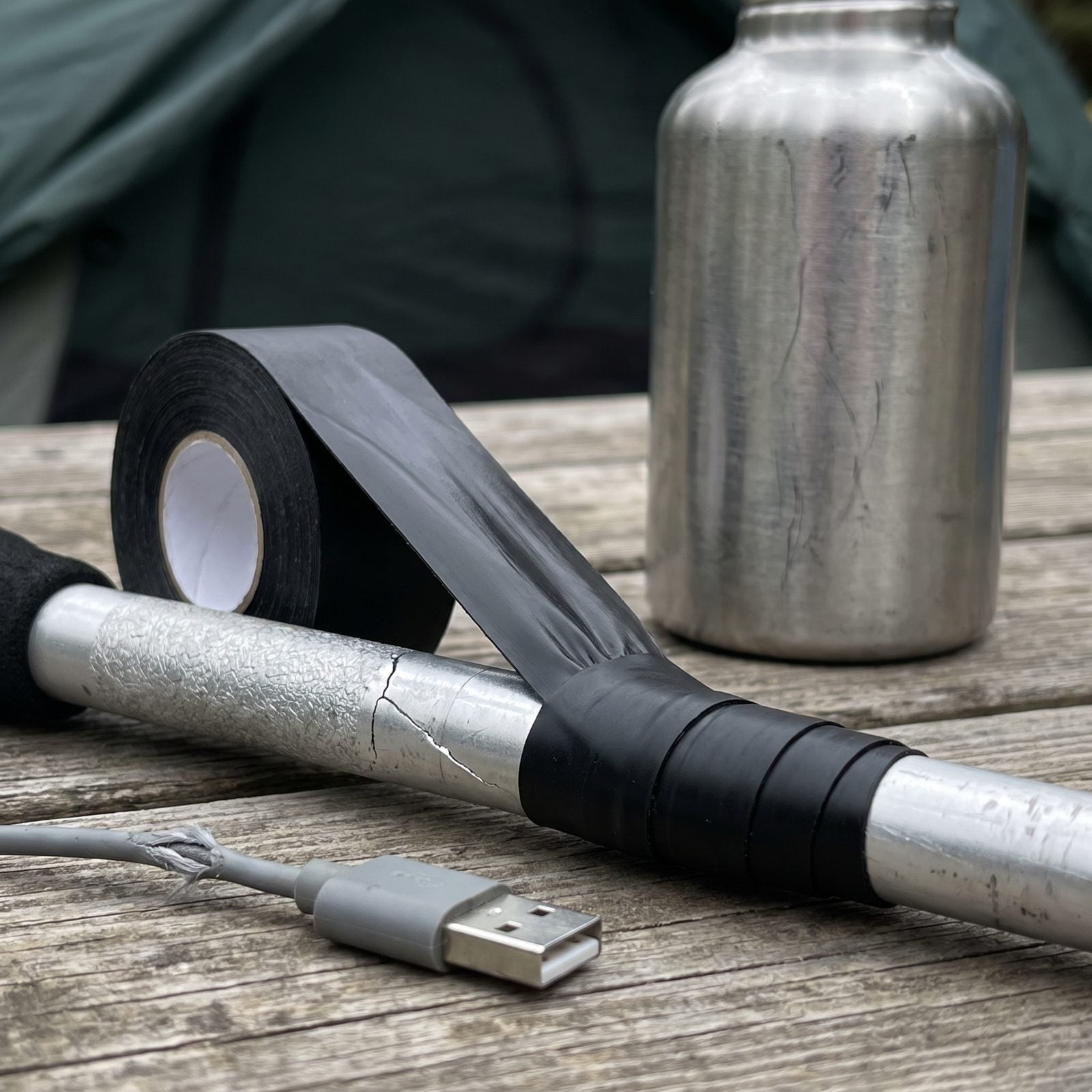 Self-Fusing Silicone Tape for Emergency Gear Repairs