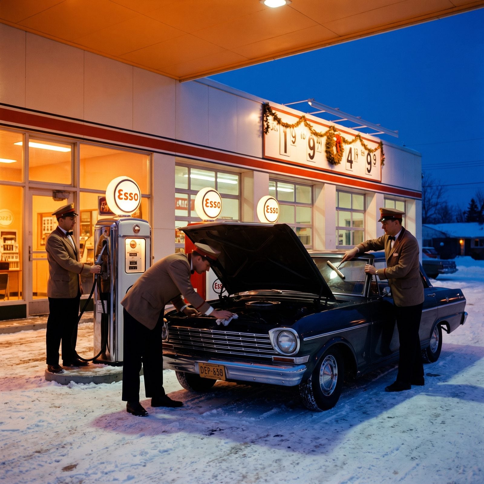 Service-Station Attendants Pumped Your Gas and Checked Your Oil
