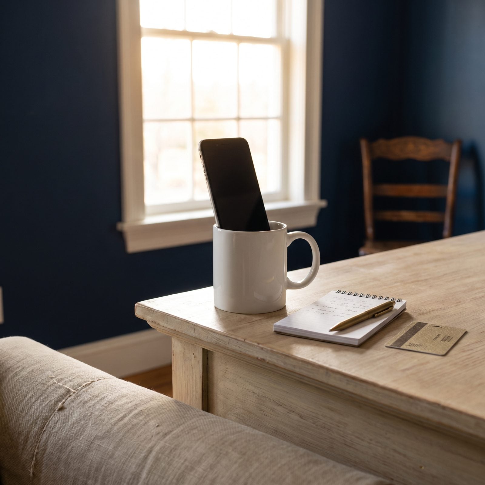 Set the Phone in a Ceramic Mug to Amplify Its Alarm