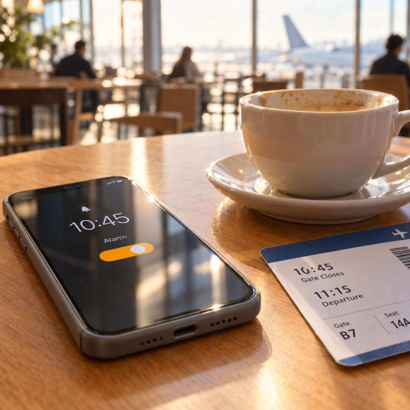 Set Your Alarm for Gate-Closing Time, Not Departure Time