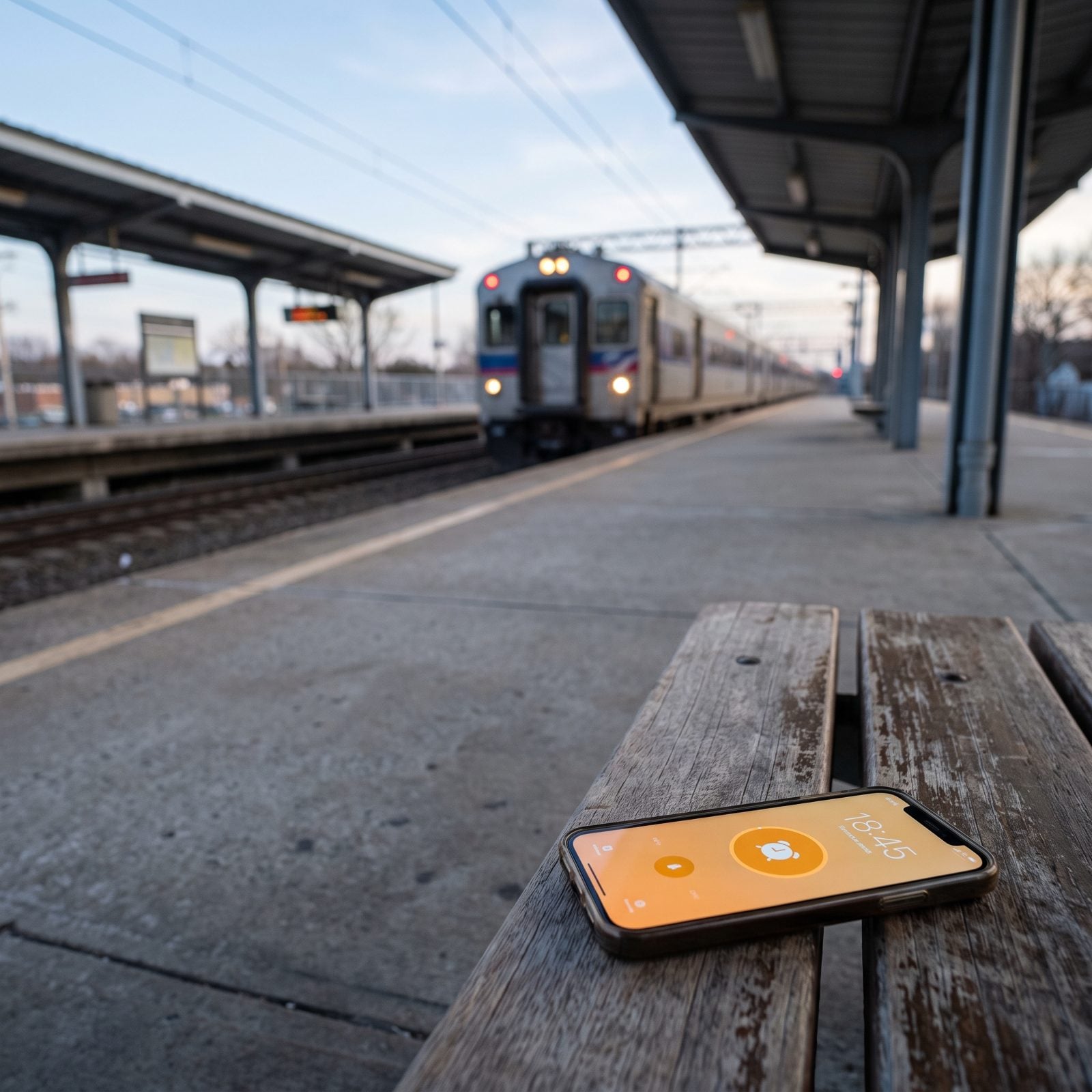 Setting an Alarm for the Day's Last Transit Service