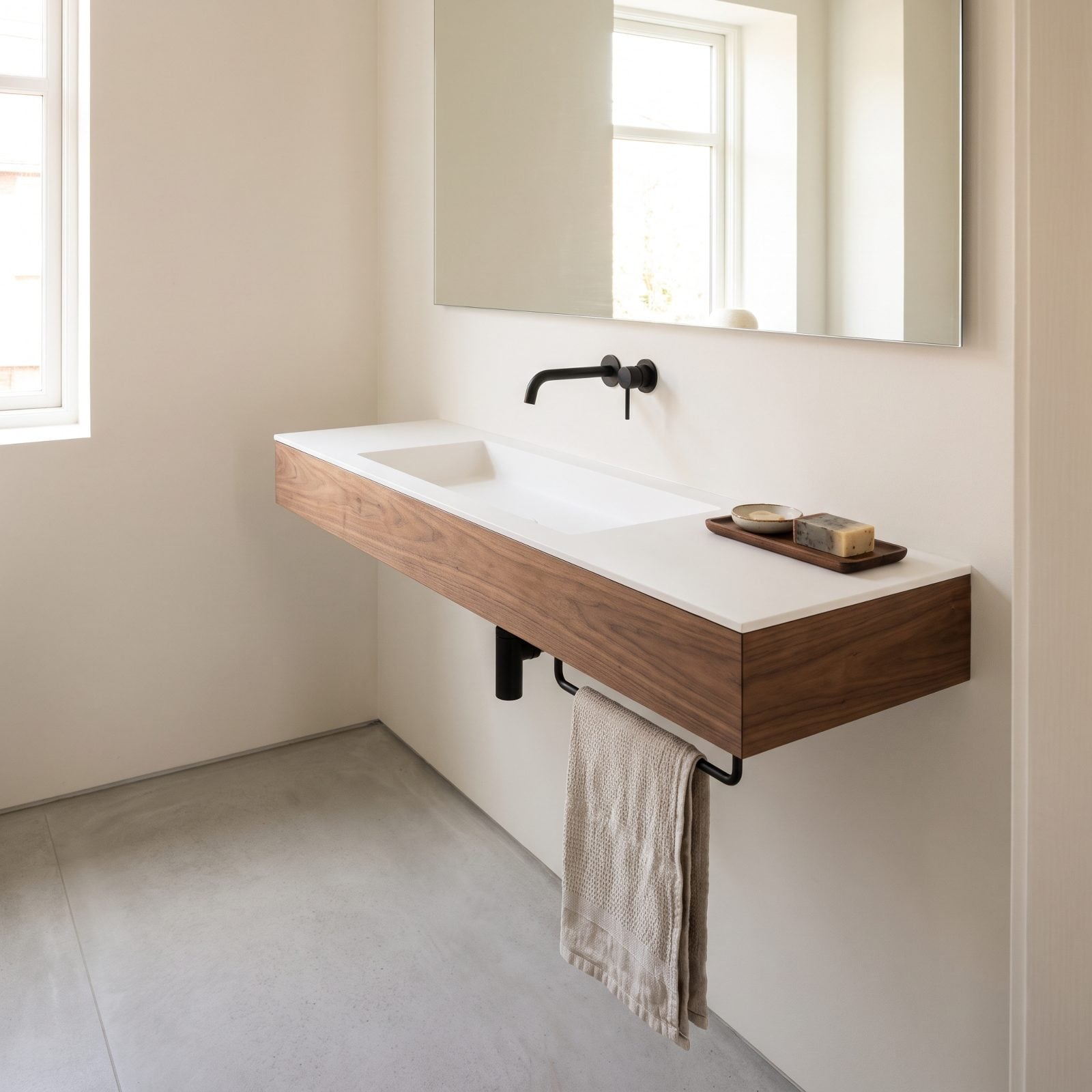 A Shallow Vanity Saves the Steps You Actually Take
